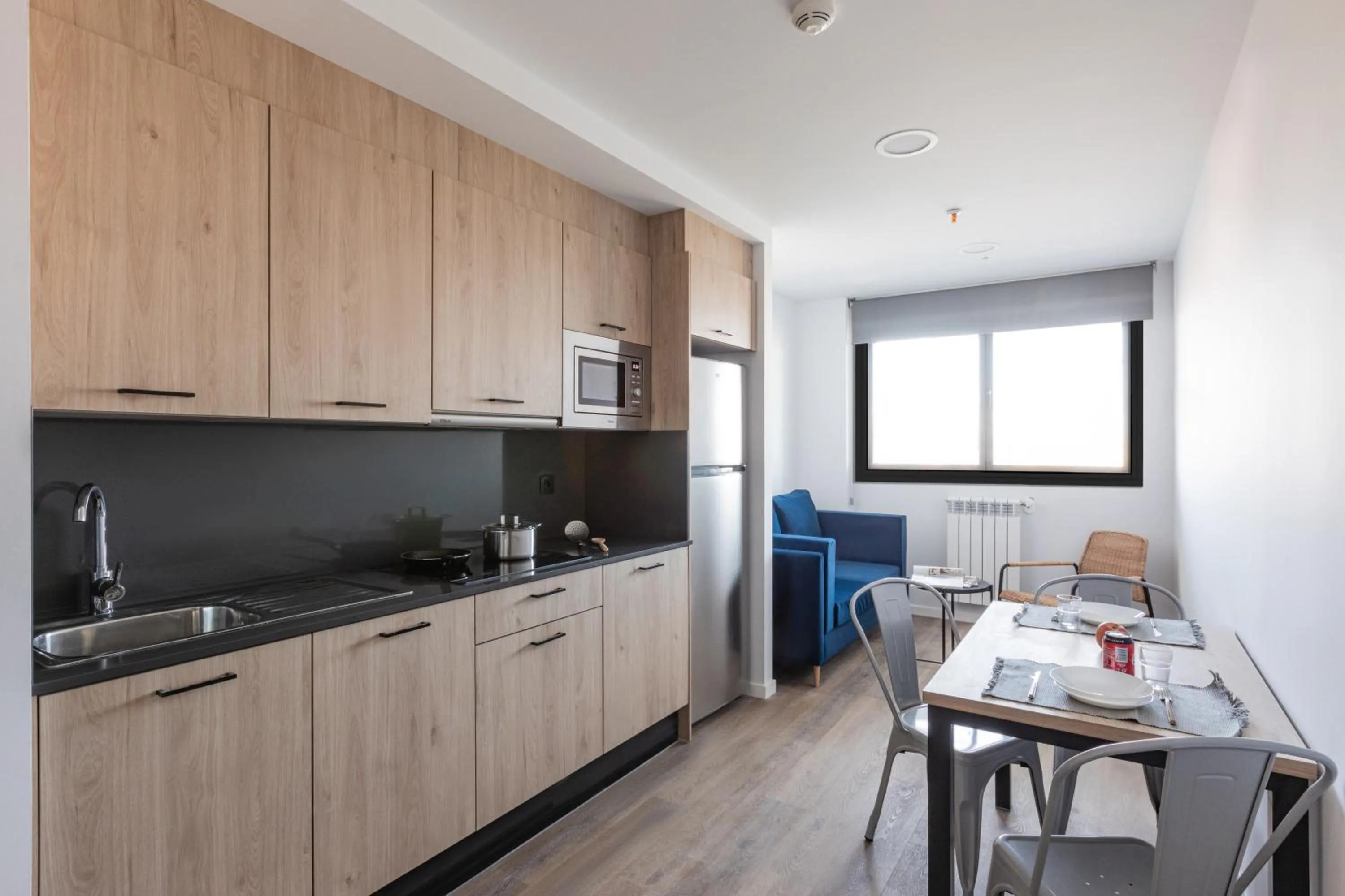 Kitchen or kitchenette in Micampus Santander Student Residence