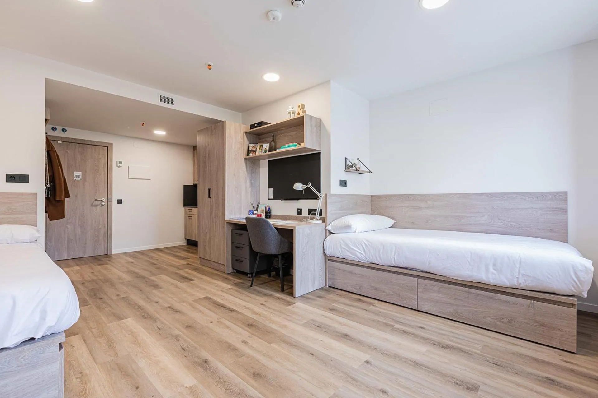 Bedroom, Bed in Micampus Santander Student Residence