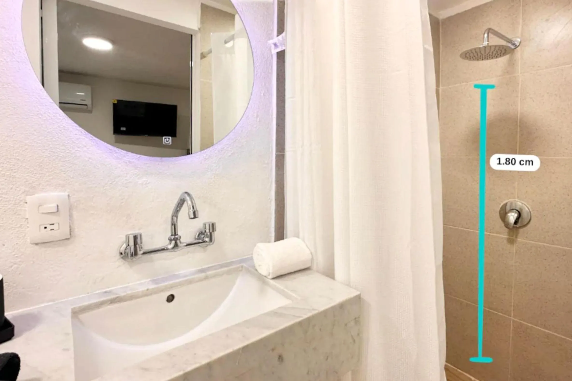 Shower in Coco Suites by Andiani Travel