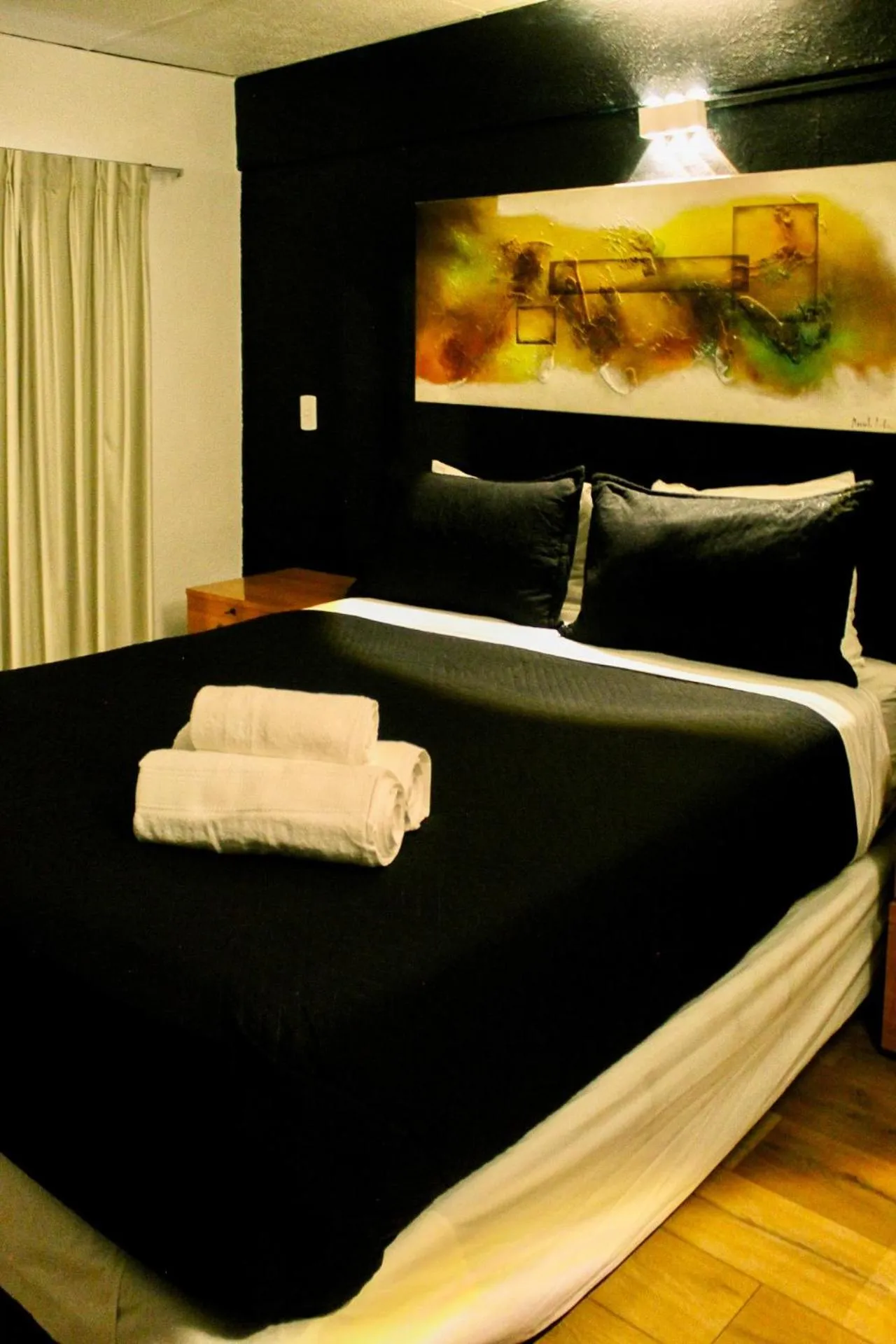 Bed in Hotel Sonetto