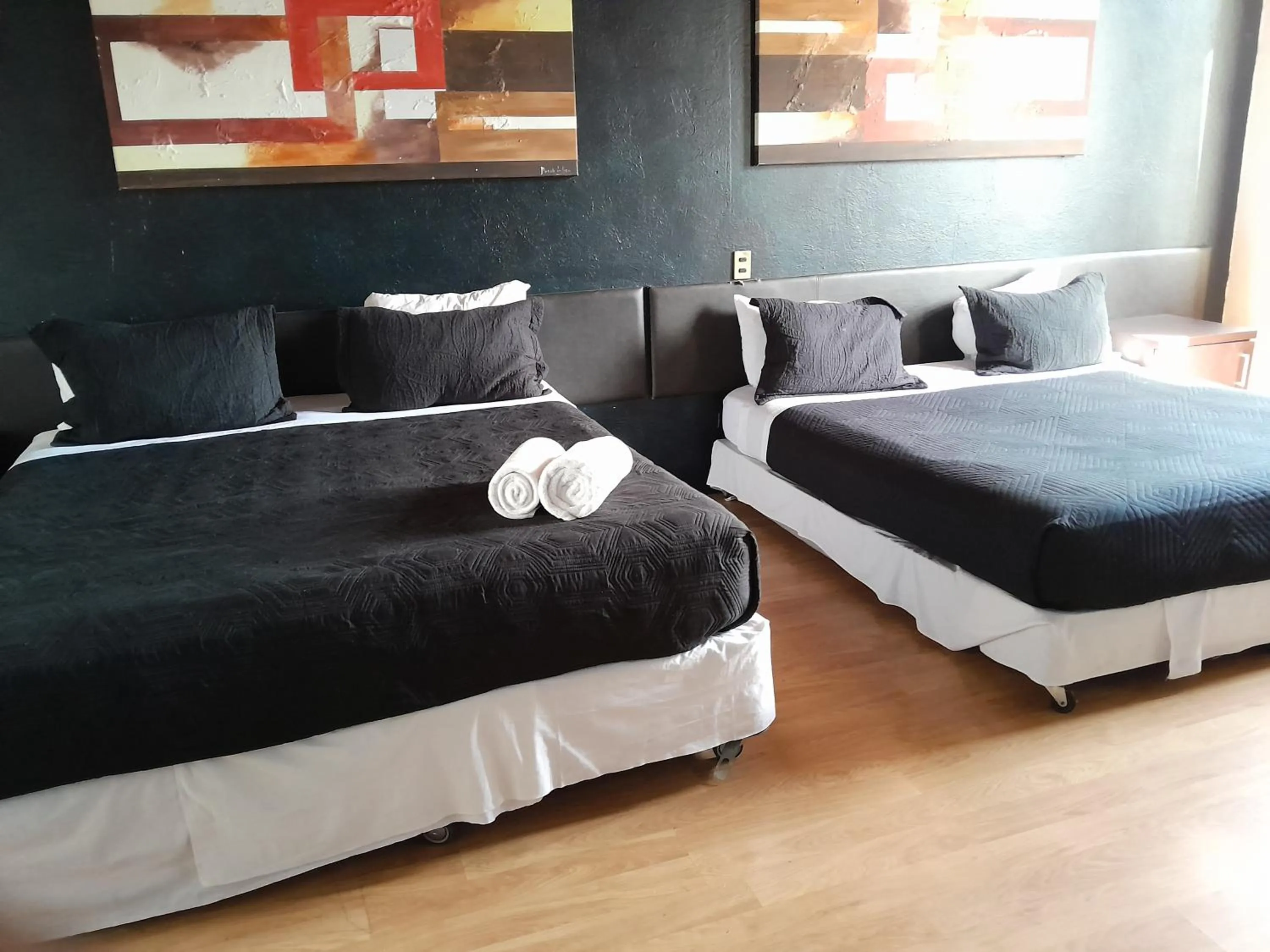 Bed in Hotel Sonetto