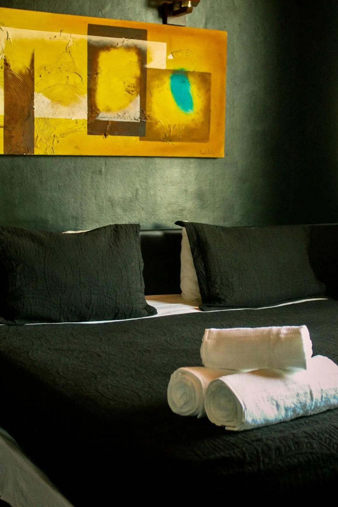 Bed in Hotel Sonetto