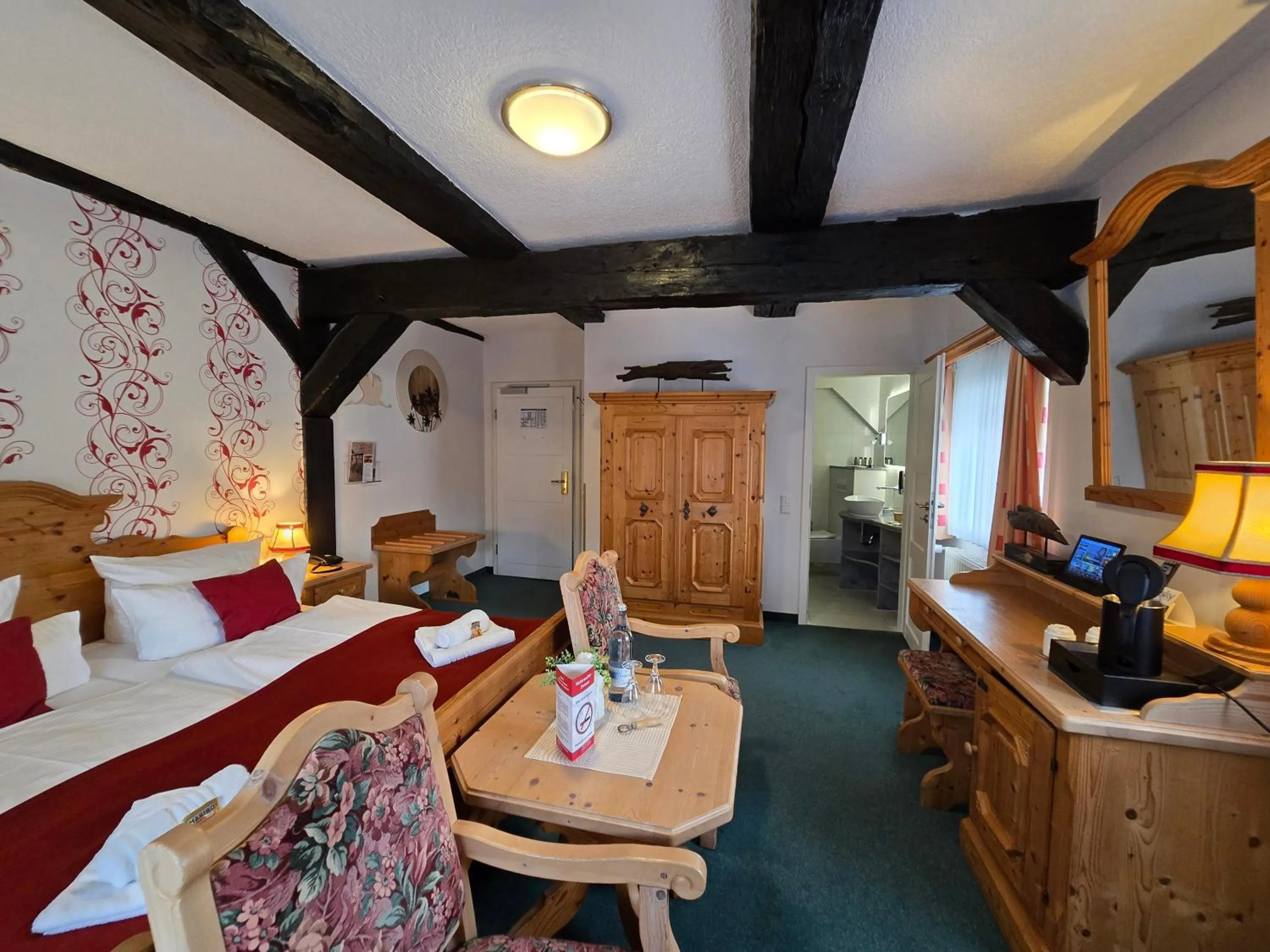 Bed in Hotel Am Markt & Brauhaus Stadtkrug