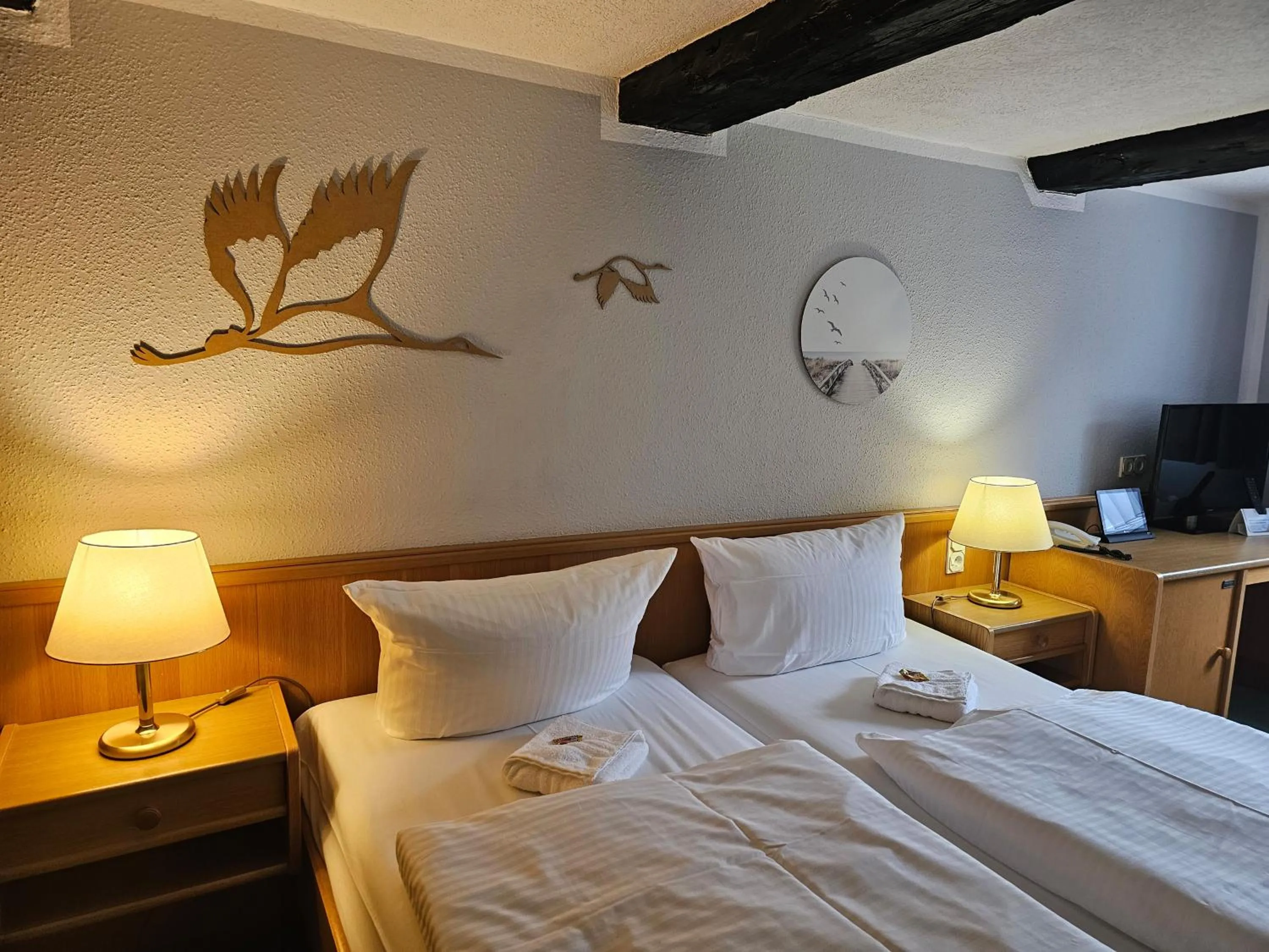 Bed in Hotel Am Markt & Brauhaus Stadtkrug