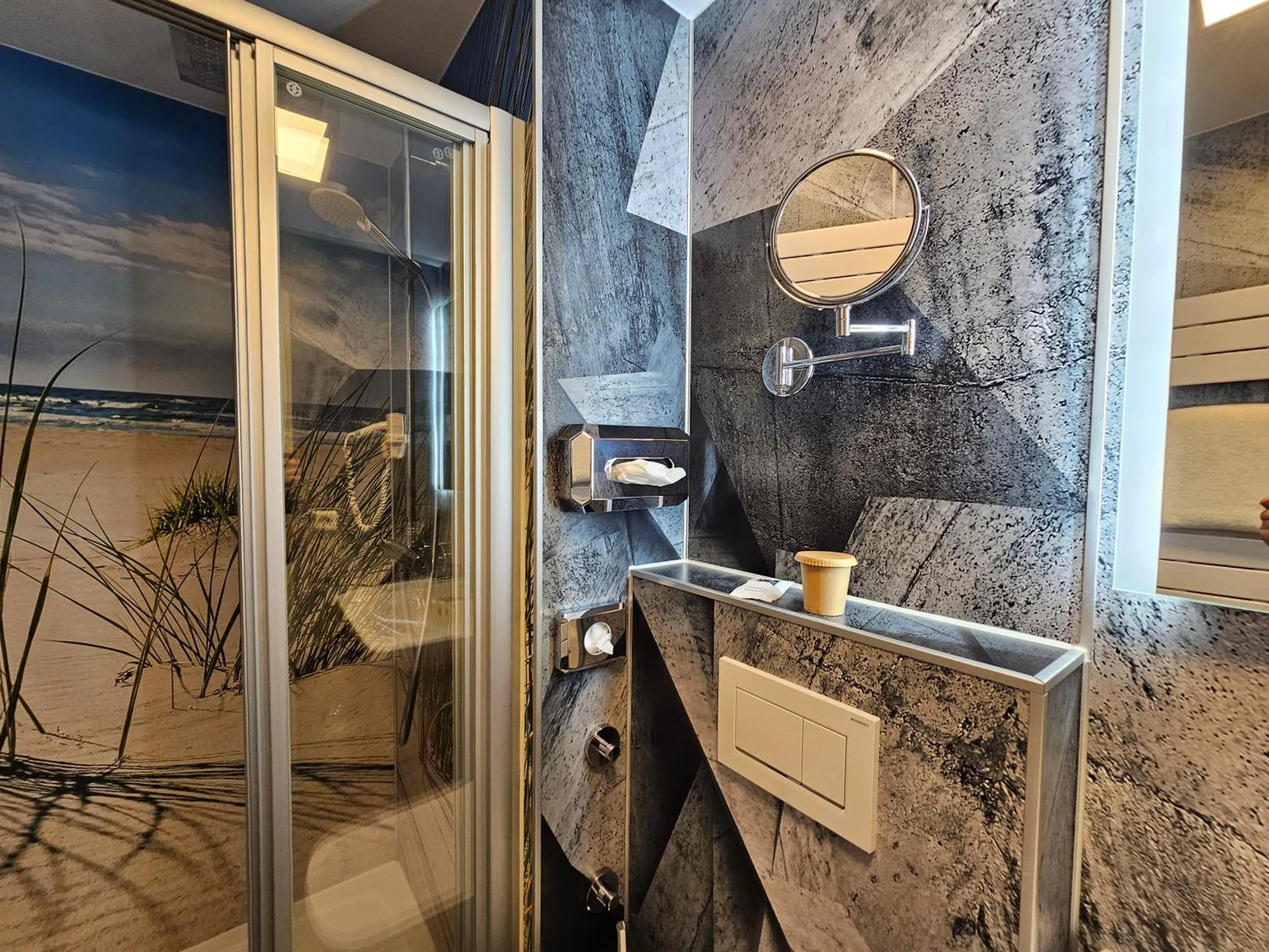 Shower in Hotel Am Markt & Brauhaus Stadtkrug