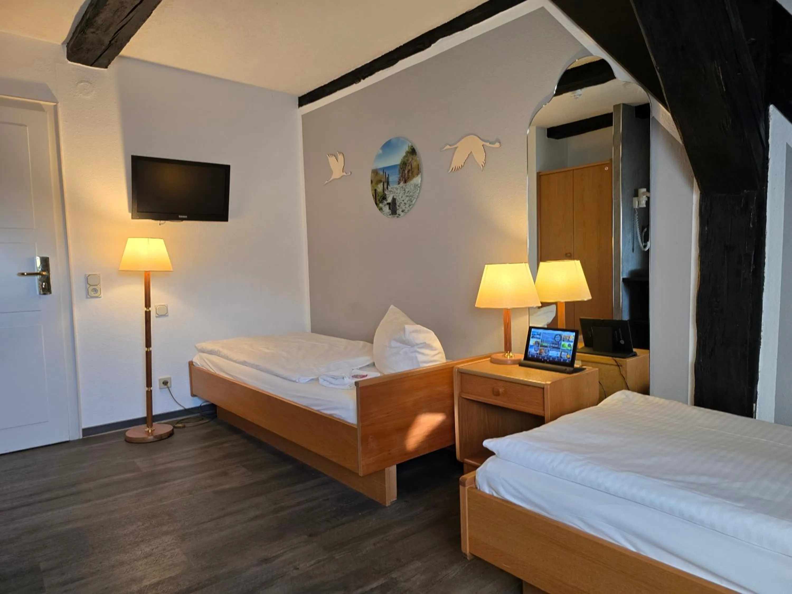 Bed in Hotel Am Markt & Brauhaus Stadtkrug