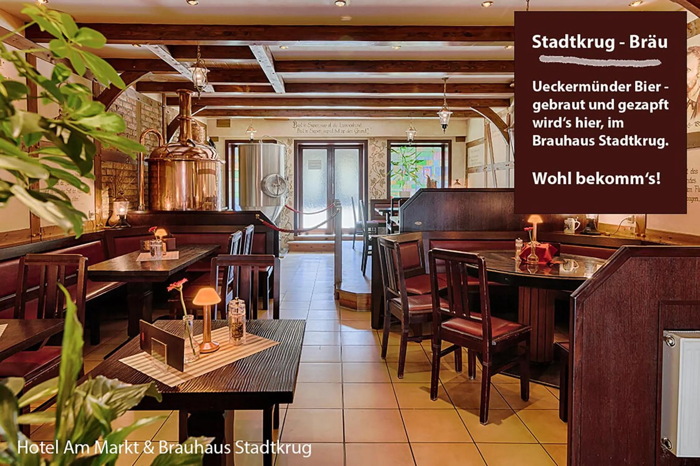 Restaurant/places to eat in Hotel Am Markt & Brauhaus Stadtkrug