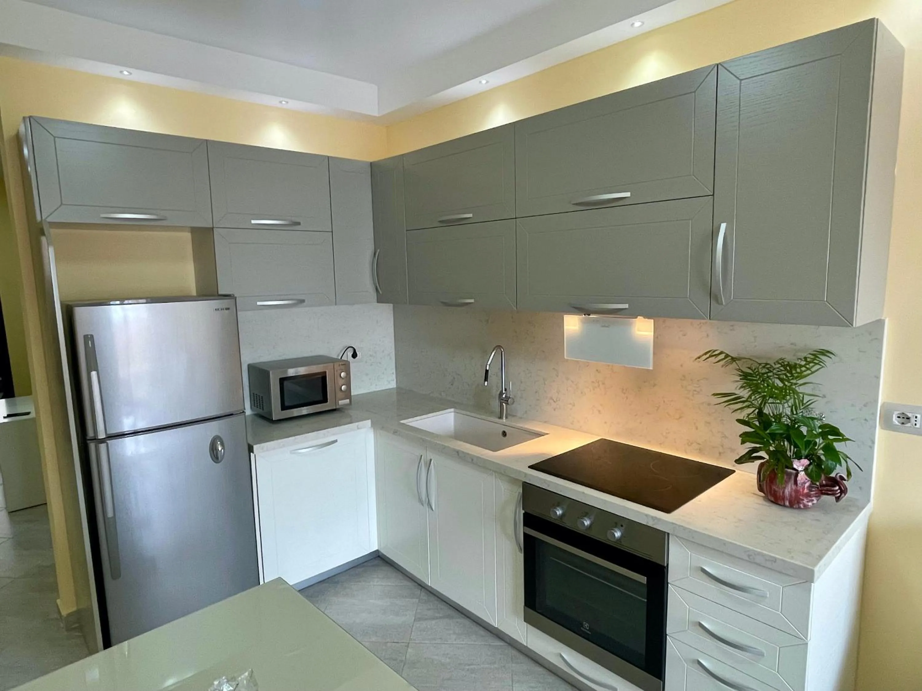 Kitchen or kitchenette in TOURISTS RESIDENCE