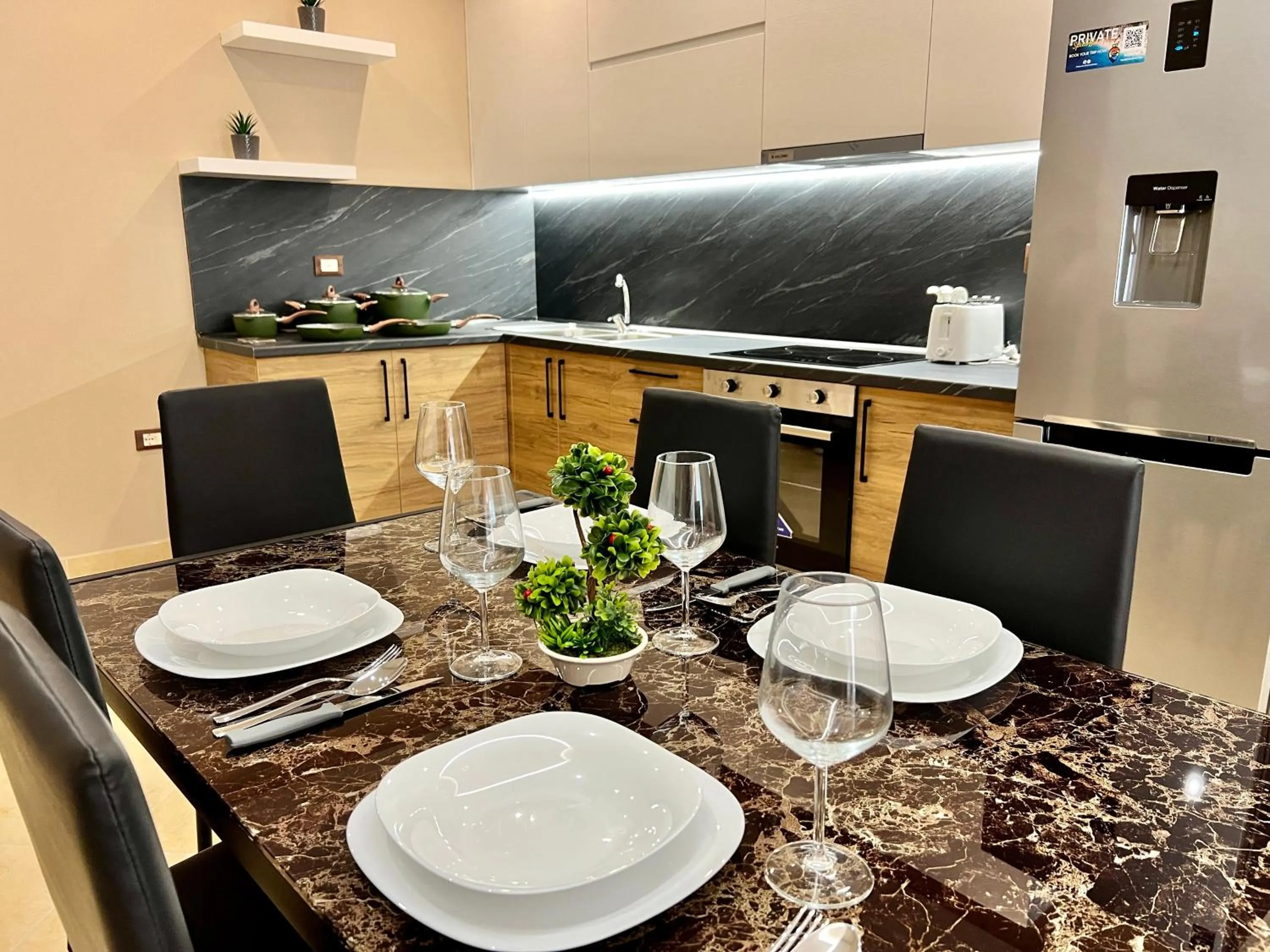 Kitchen or kitchenette in TOURISTS RESIDENCE