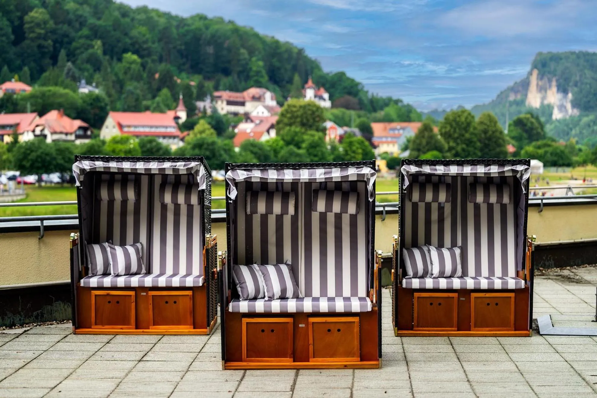 Natural landscape in Zeitgeist Rathen by STEIGER Hotels