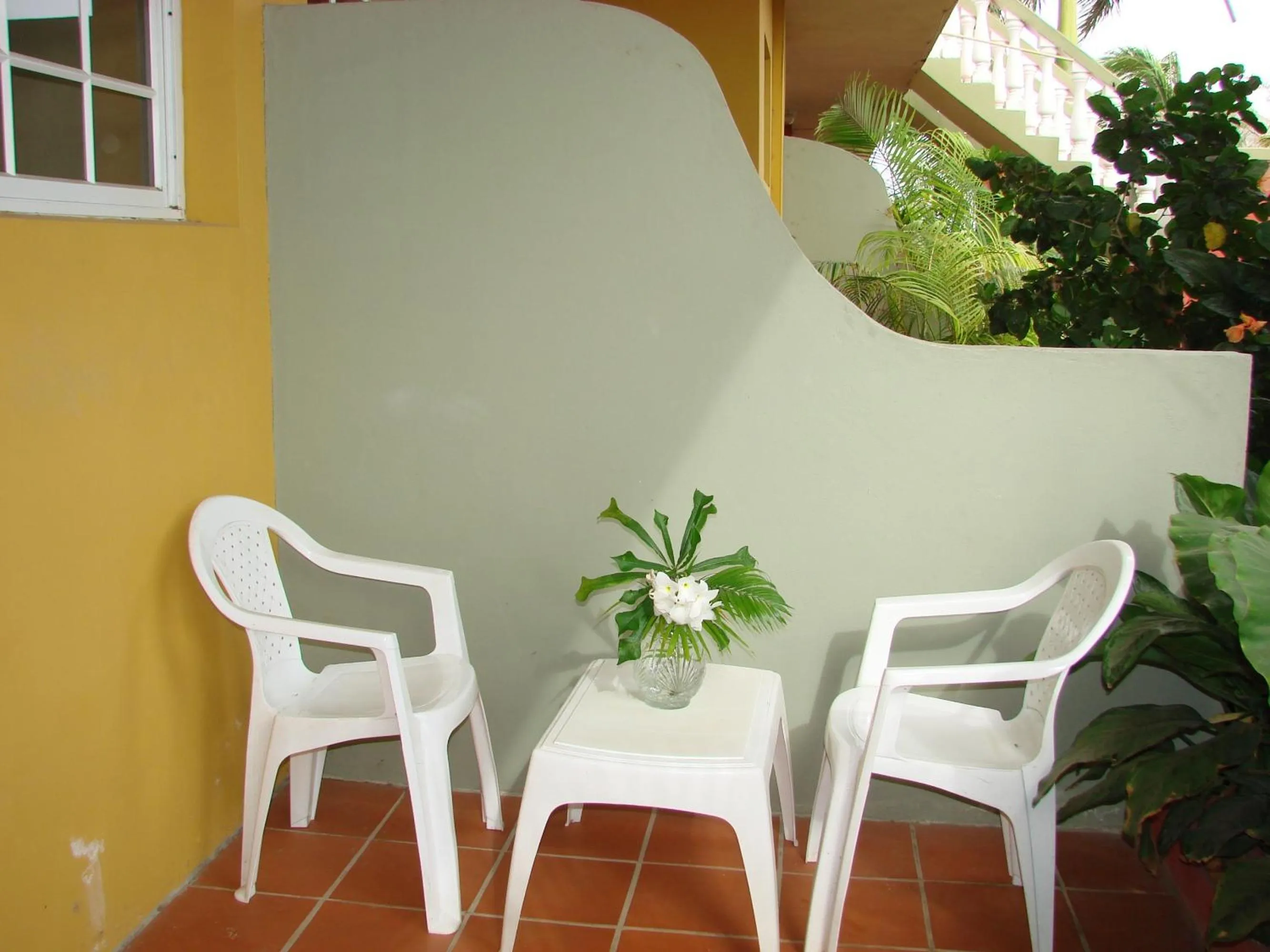 Balcony/Terrace in Cunucu Villas - Aruba Tropical Garden Apartments