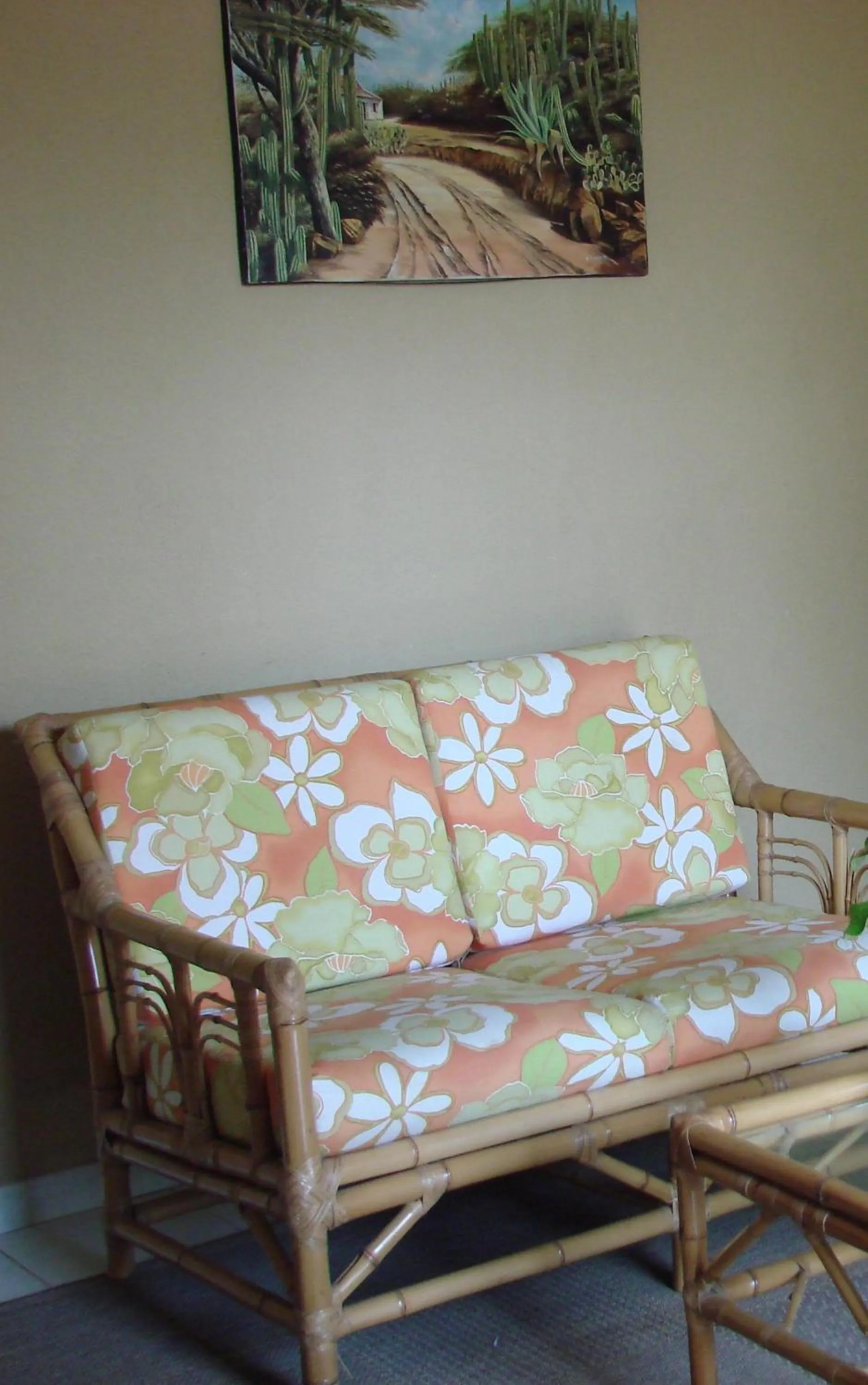 Seating area in Cunucu Villas - Aruba Tropical Garden Apartments