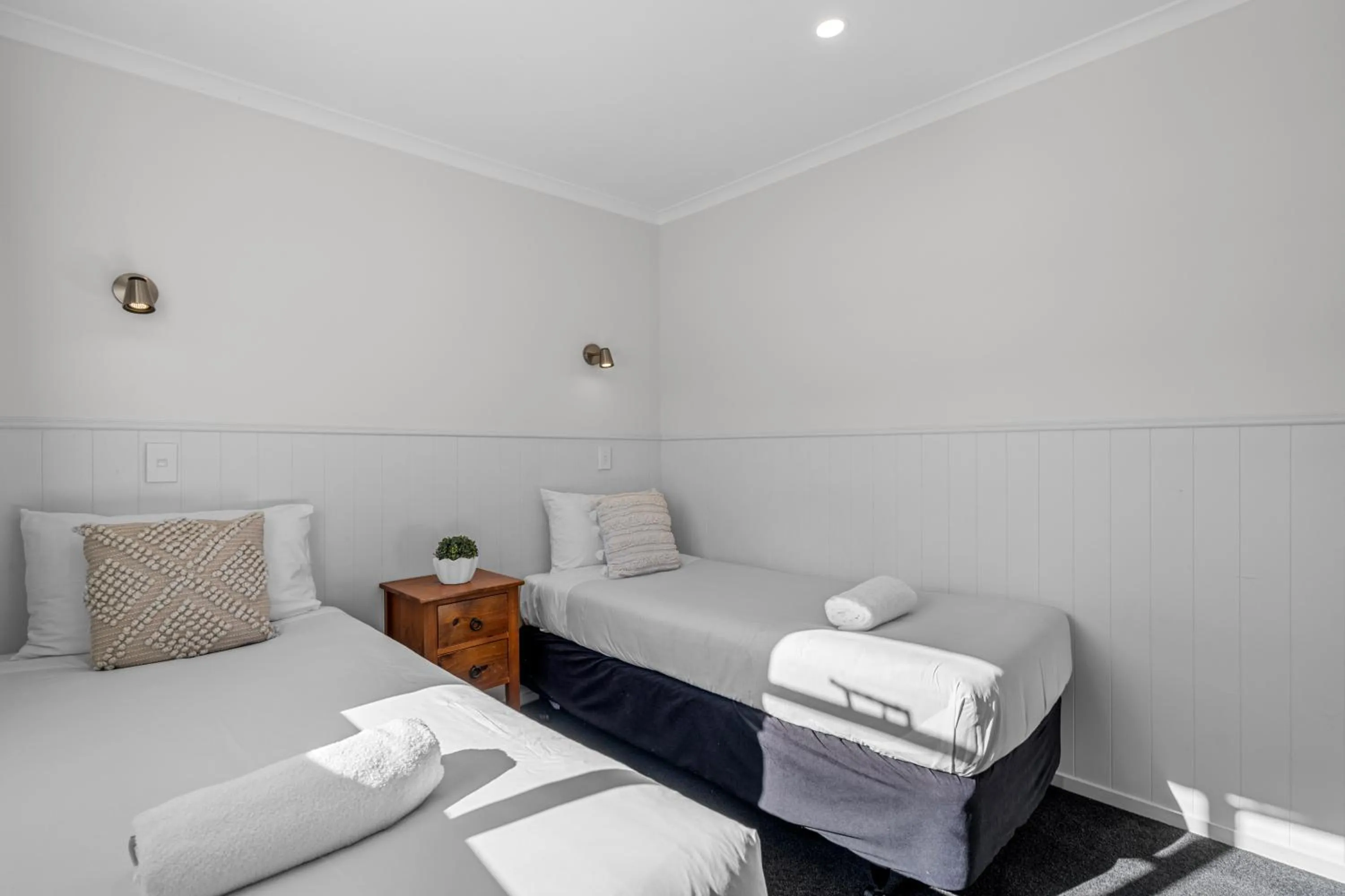 Bed in Tasman Holiday Parks Picton