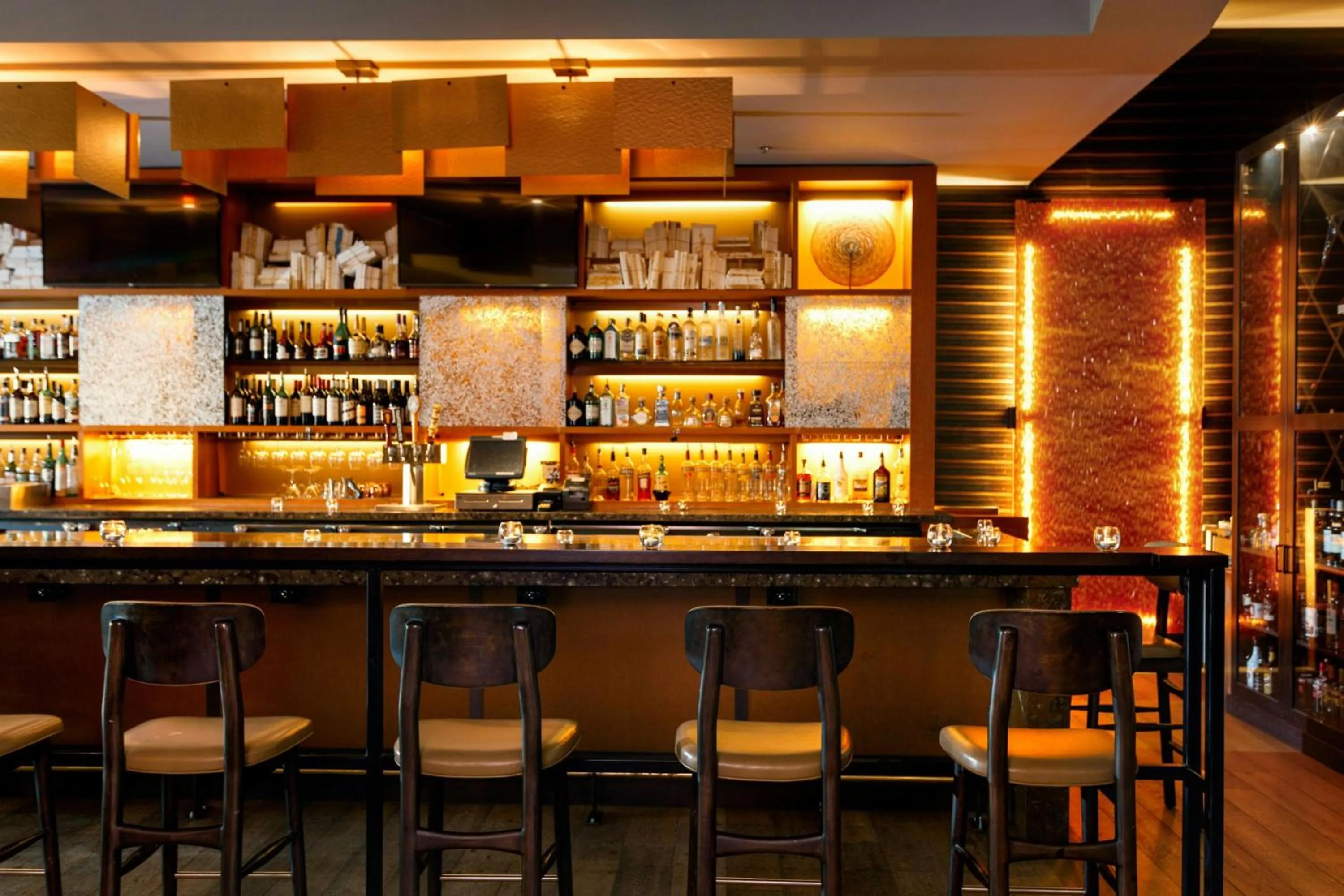 Lounge or bar in Renaissance Seattle Hotel