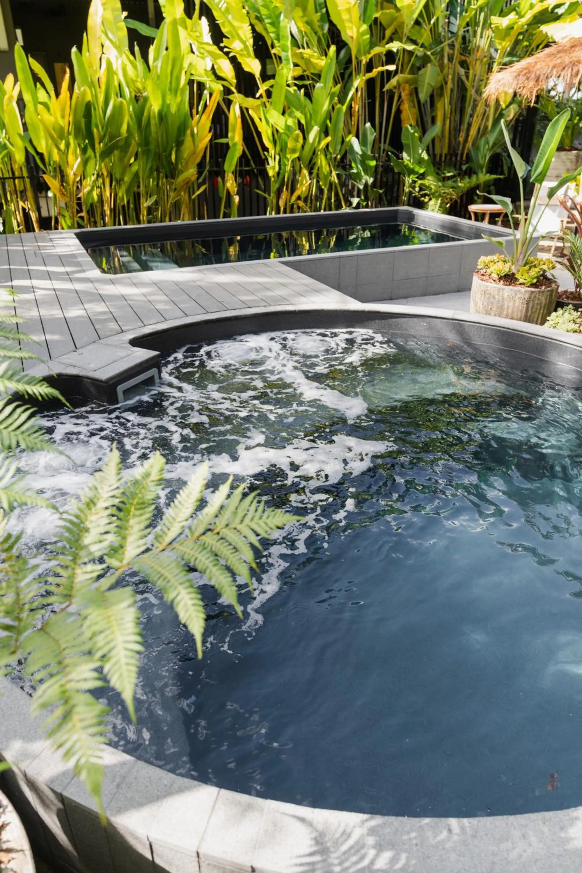 Hot Tub in Imperial Boutique Accommodation