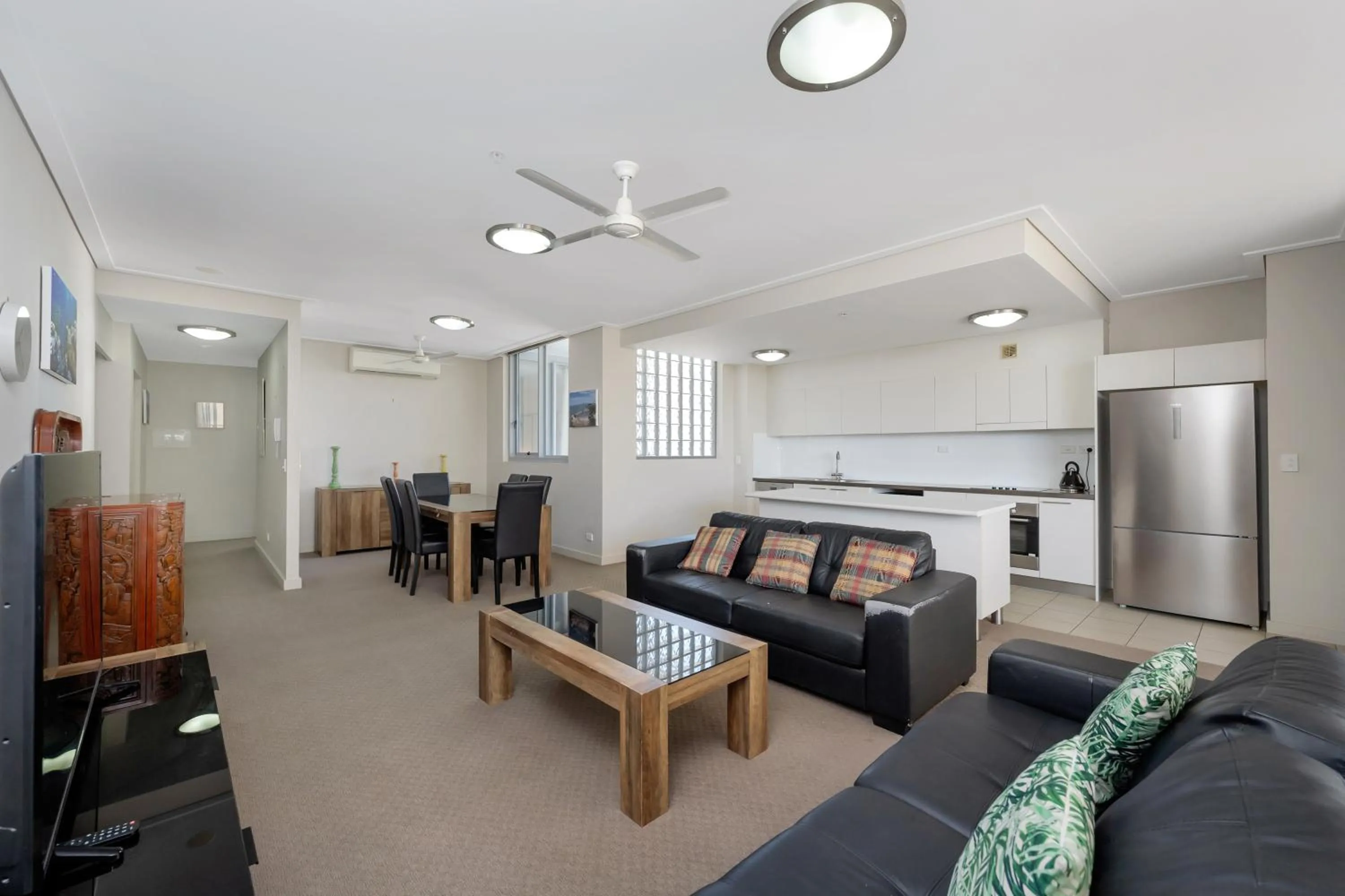 Living room in The Dalgety Apartments