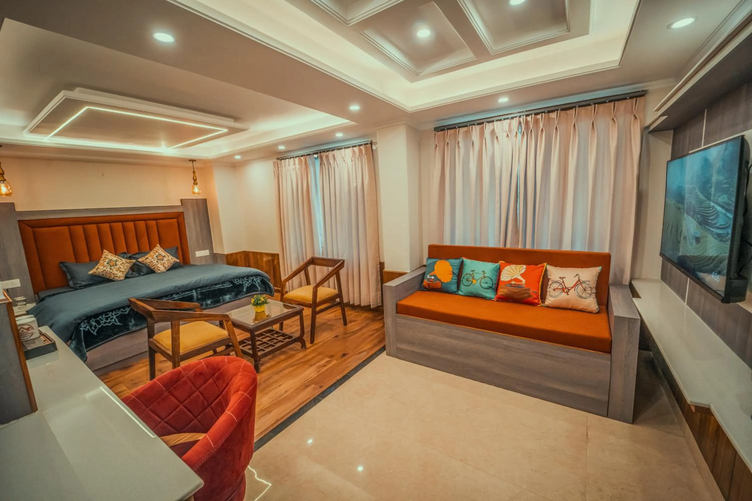 Bed in Singhs BnB by Lazy Getaways