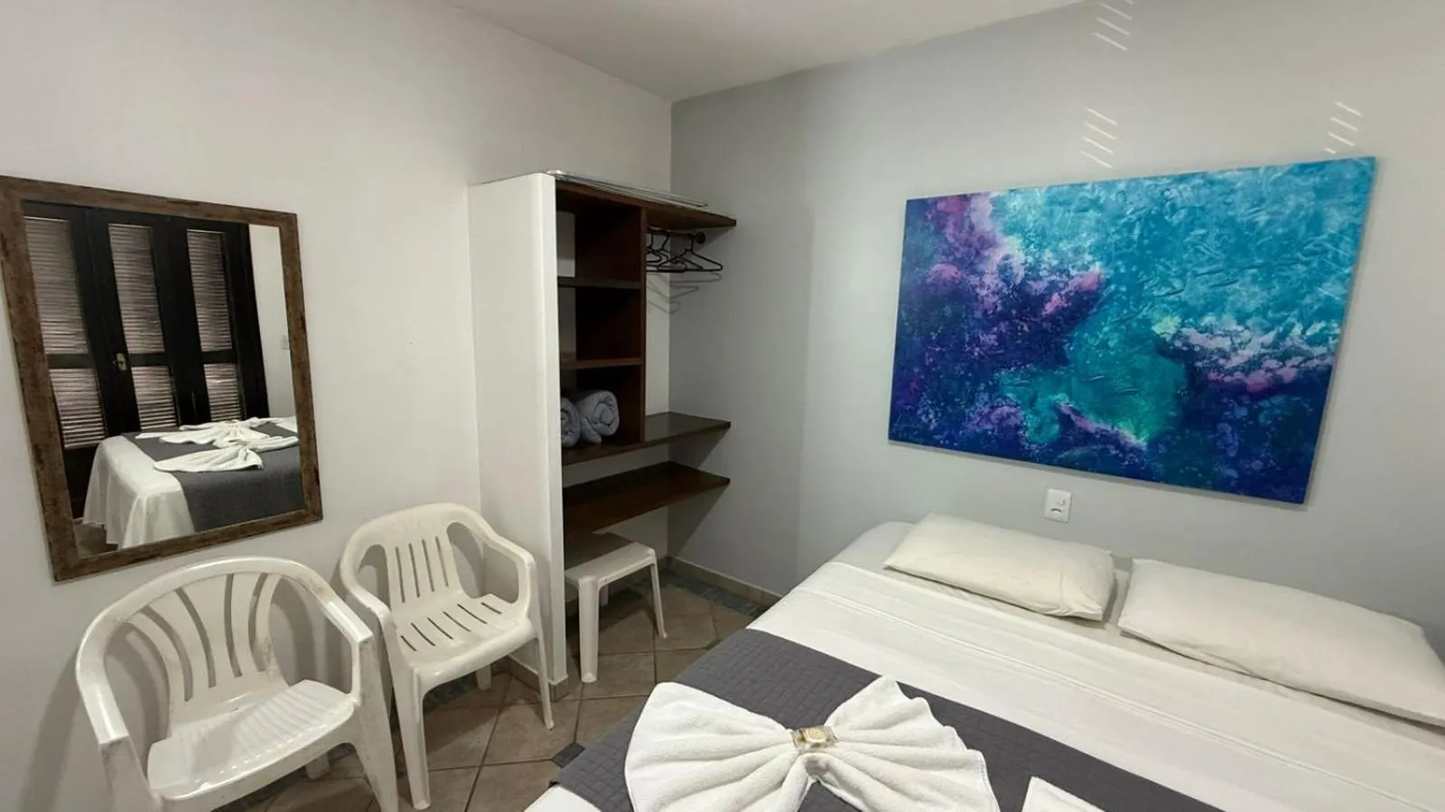 Bed in Pousada Caminho do Mar