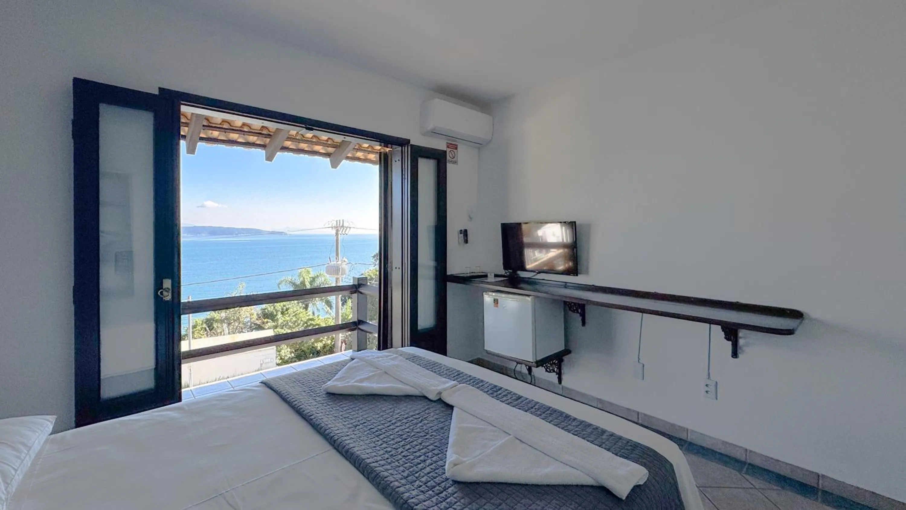 Bed in Pousada Caminho do Mar