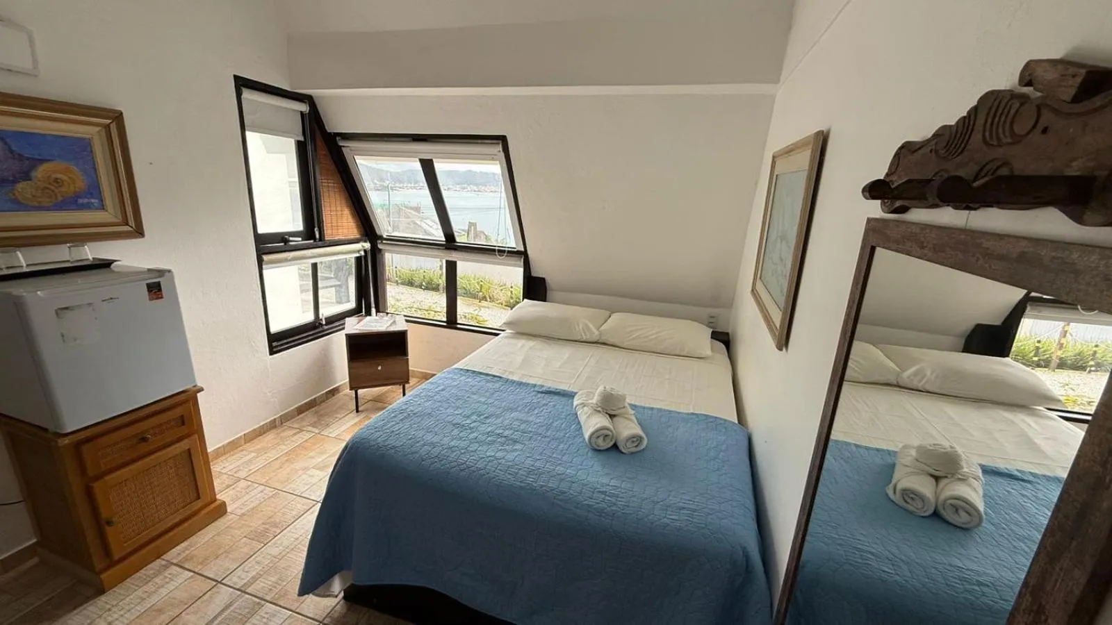 Bed in Pousada Caminho do Mar