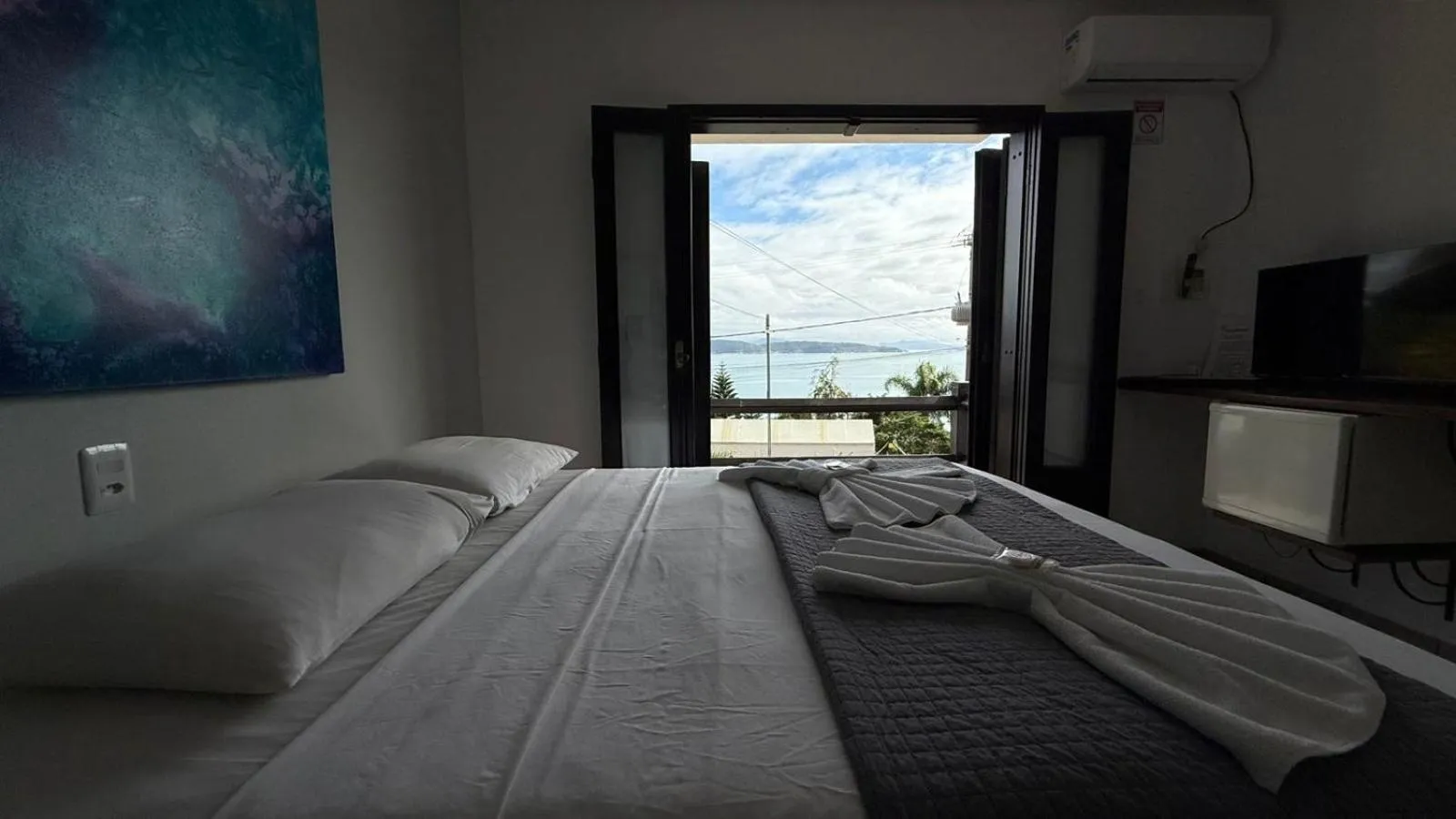 Bed in Pousada Caminho do Mar