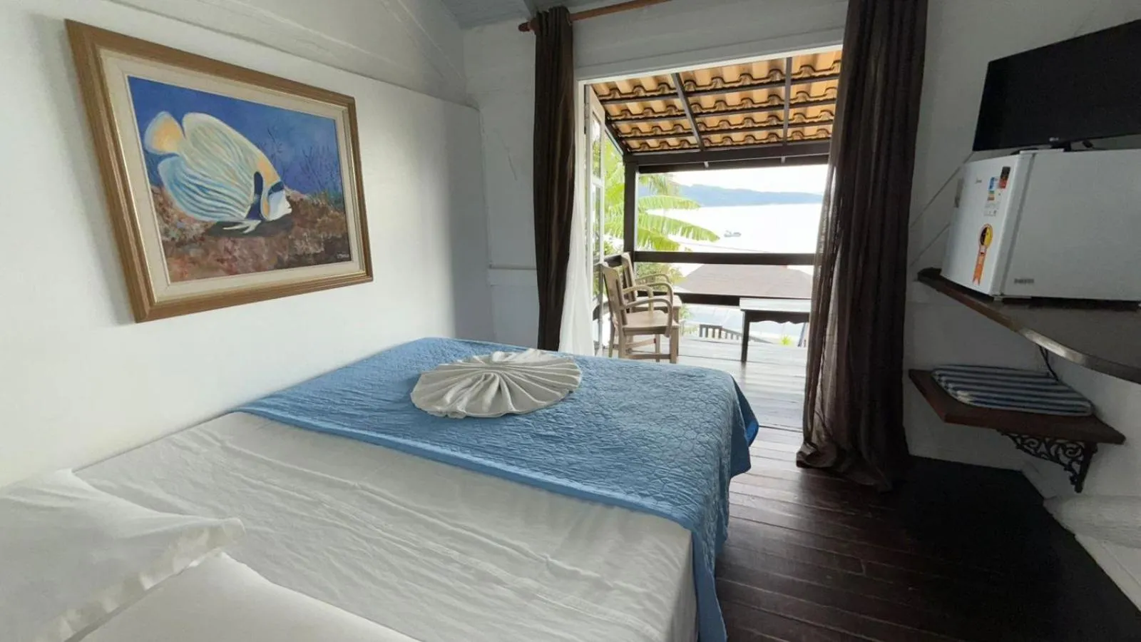 Bed in Pousada Caminho do Mar