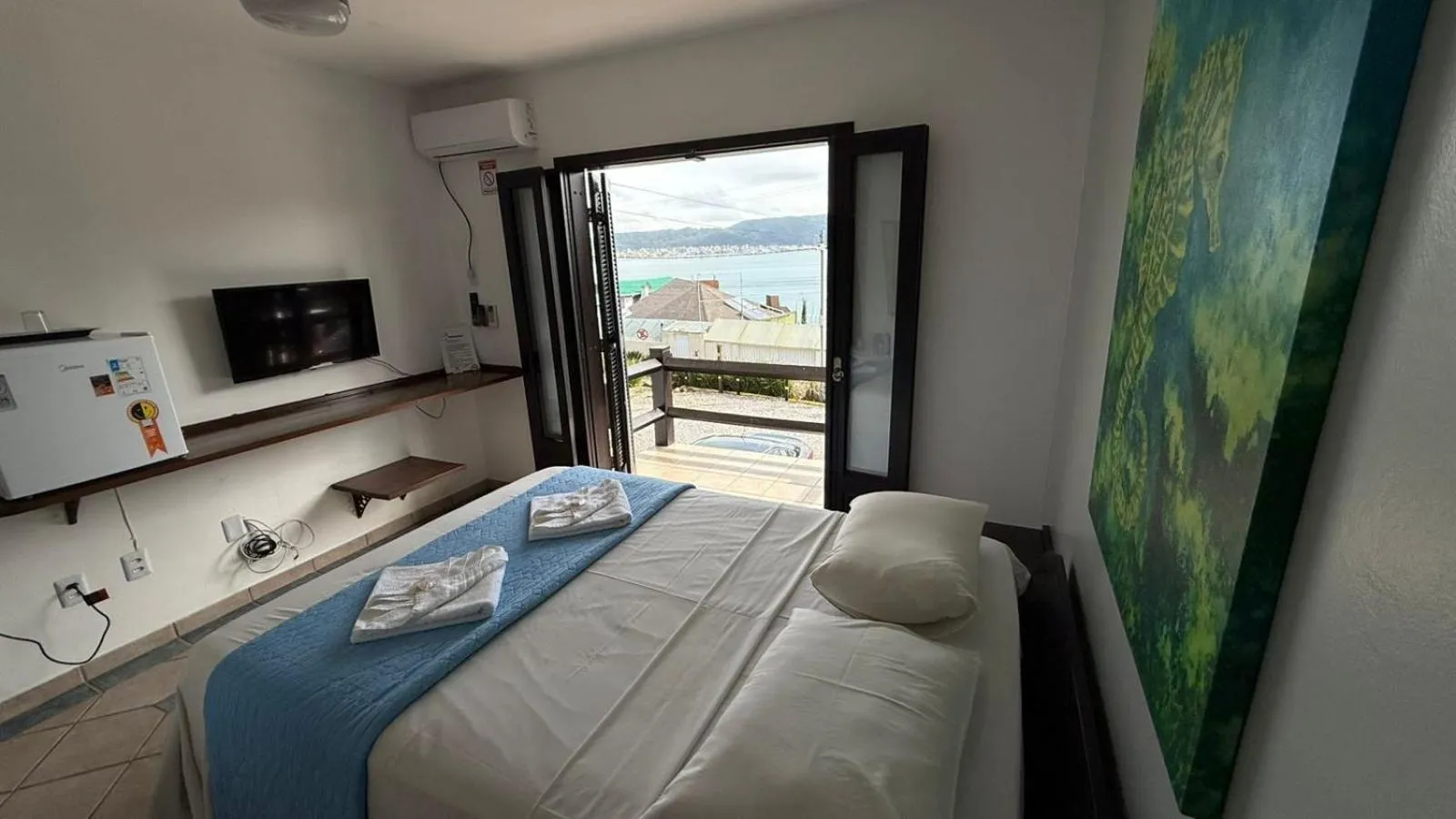 Bed in Pousada Caminho do Mar