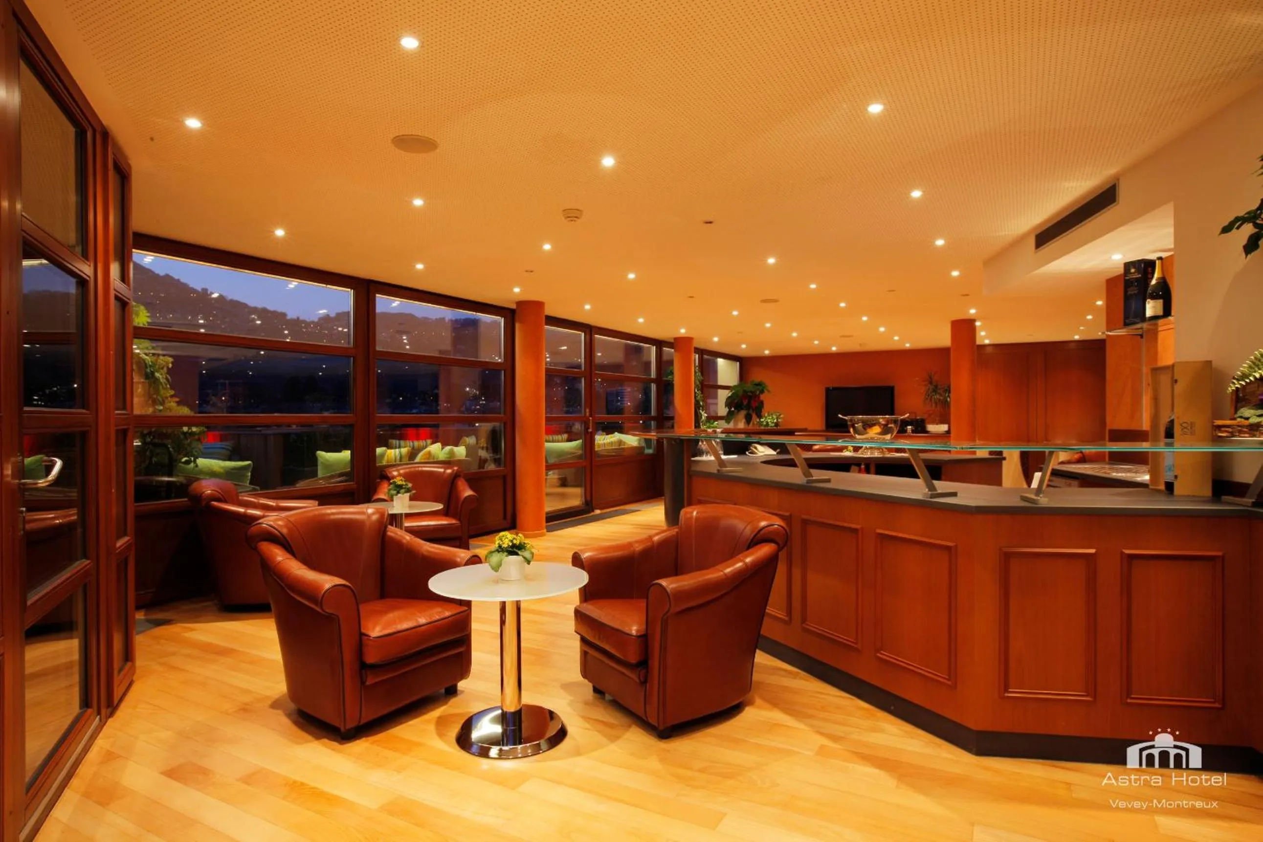 Seating area in Astra Vevey Hotel & Restaurant