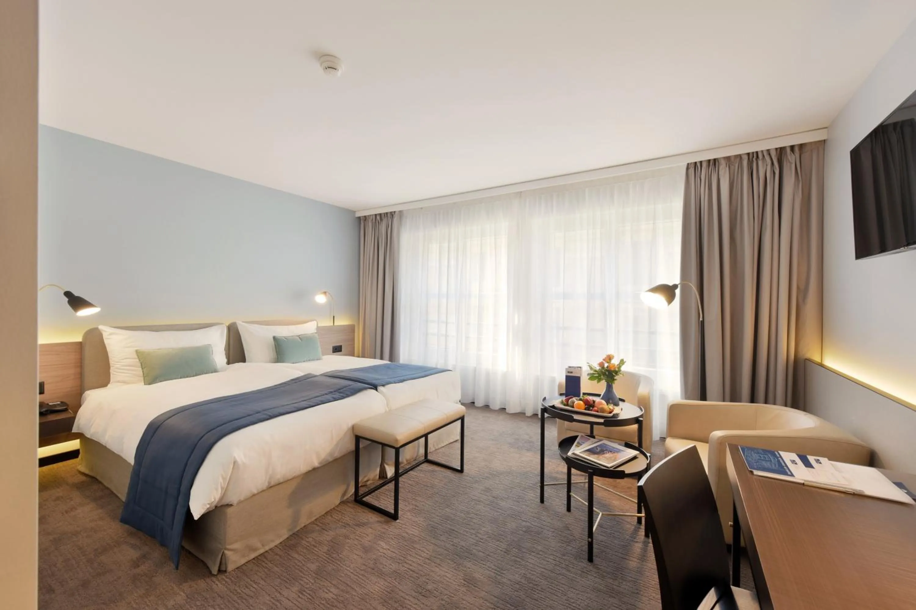 Bedroom, Bed in Astra Vevey Hotel & Restaurant