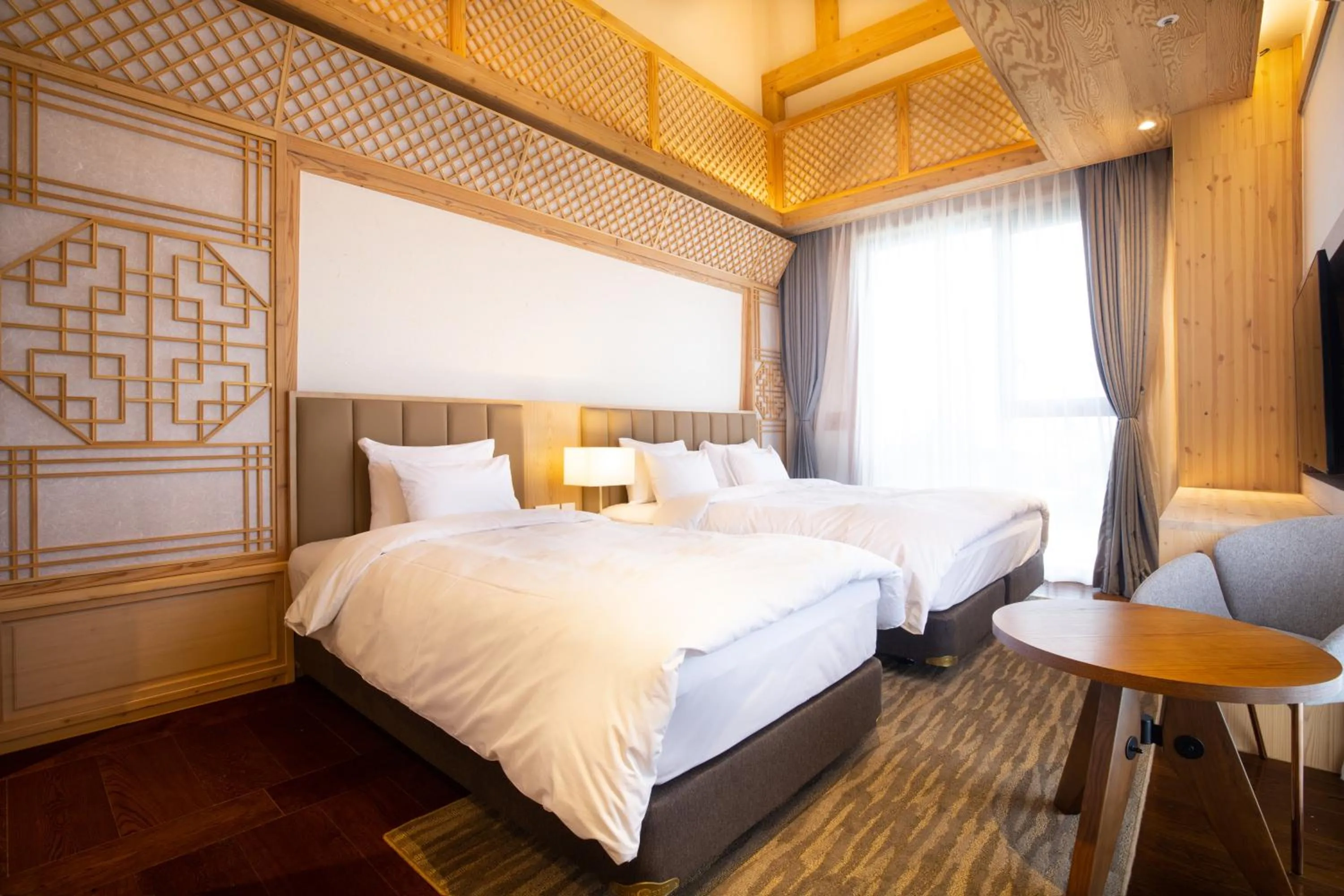 Bed in Jeonju Tourist Hotel kkotsim