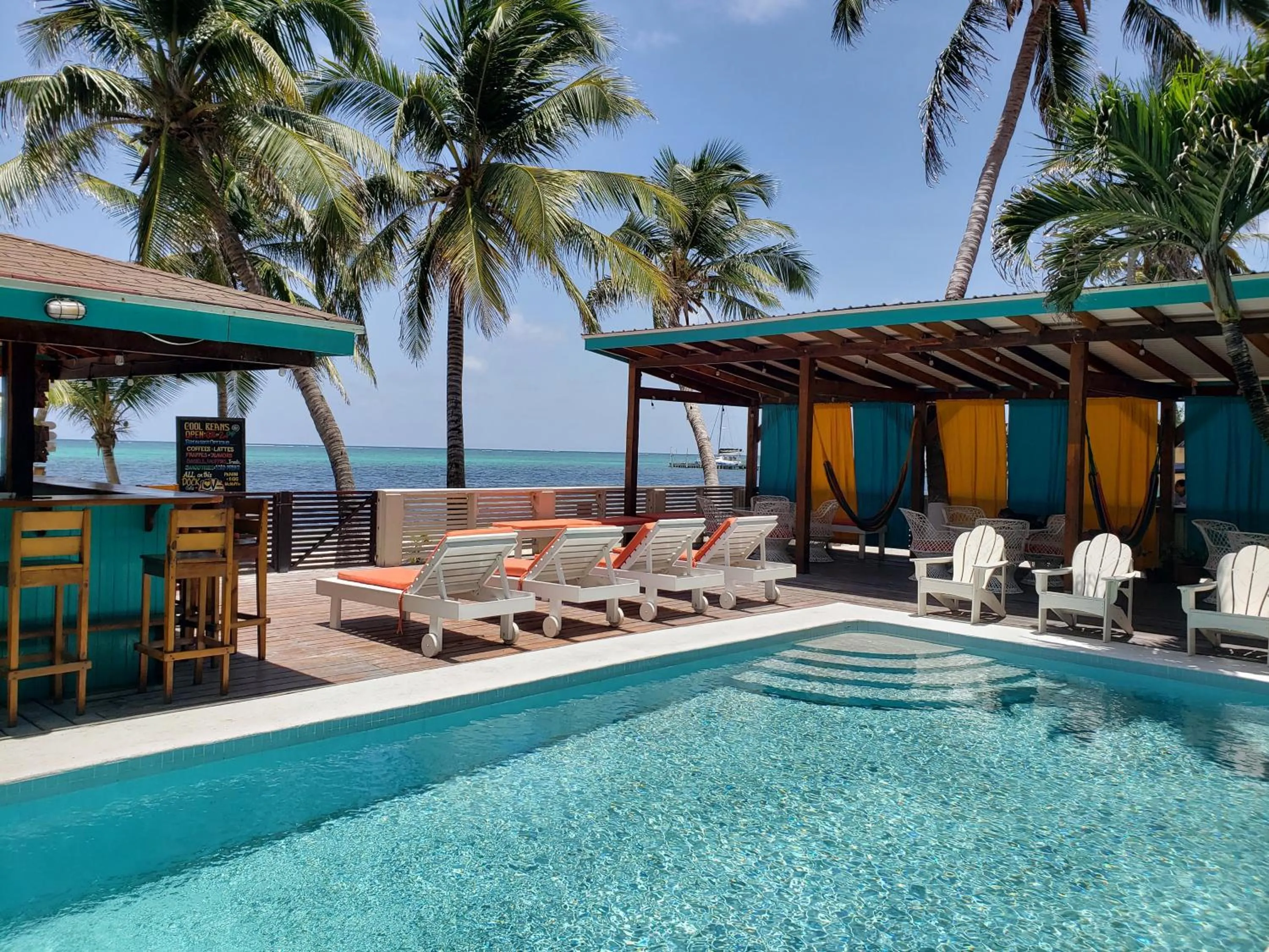 Pool view in Ocean Tide Beach Resort