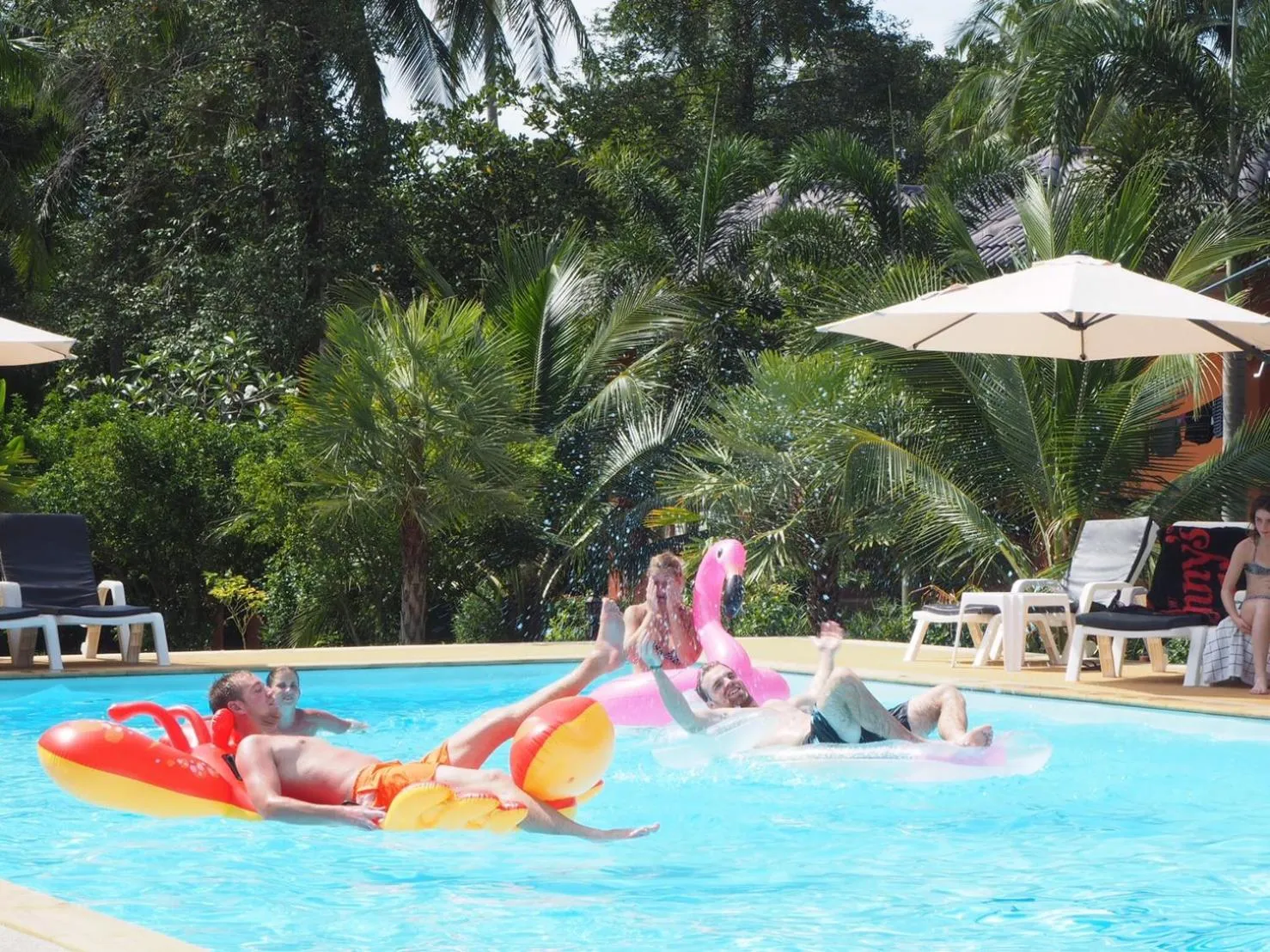 Swimming pool in Peaceful Resort , Long Beach - Koh Lanta