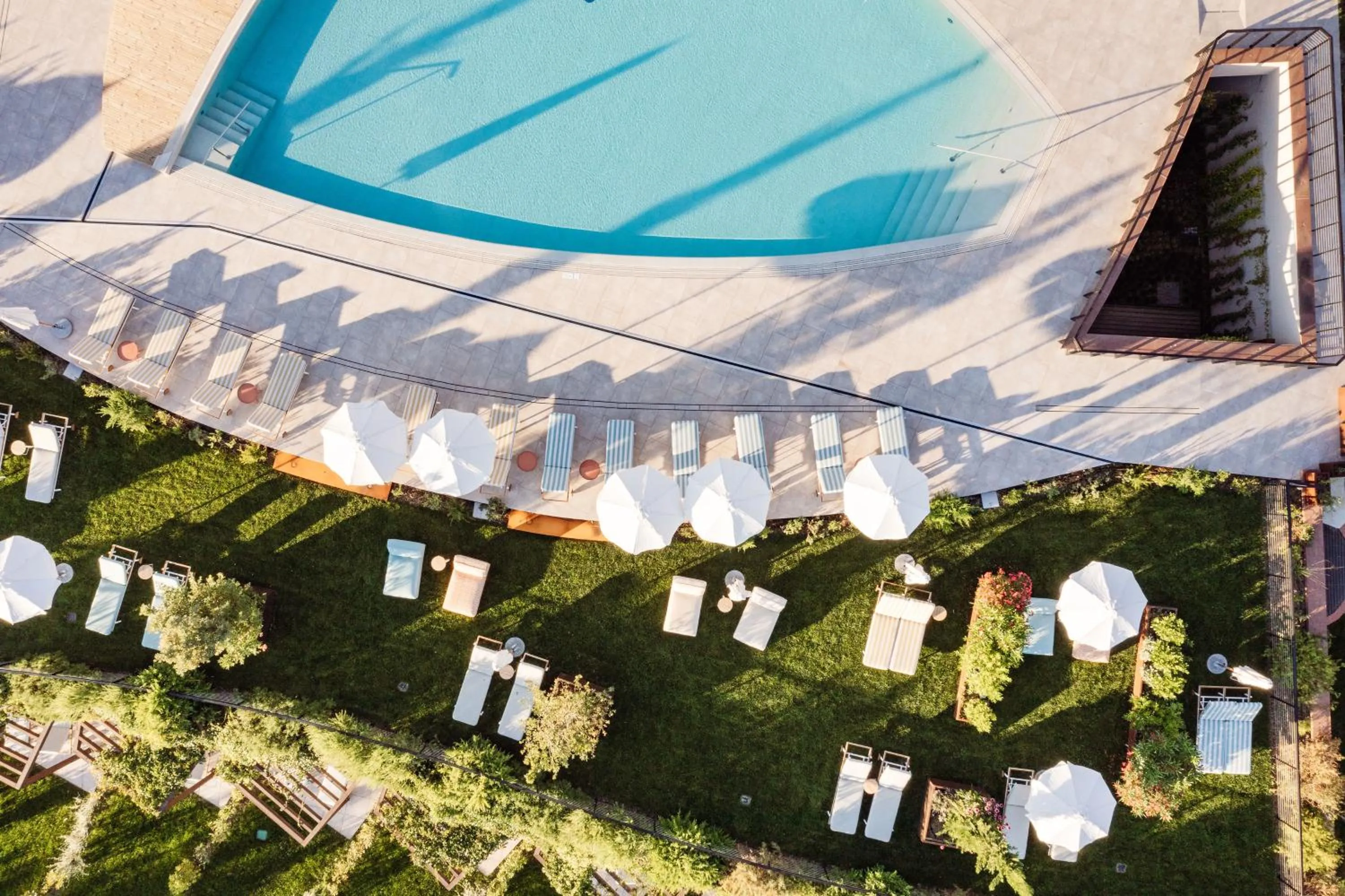 Swimming pool in A-ROSA Gardasee