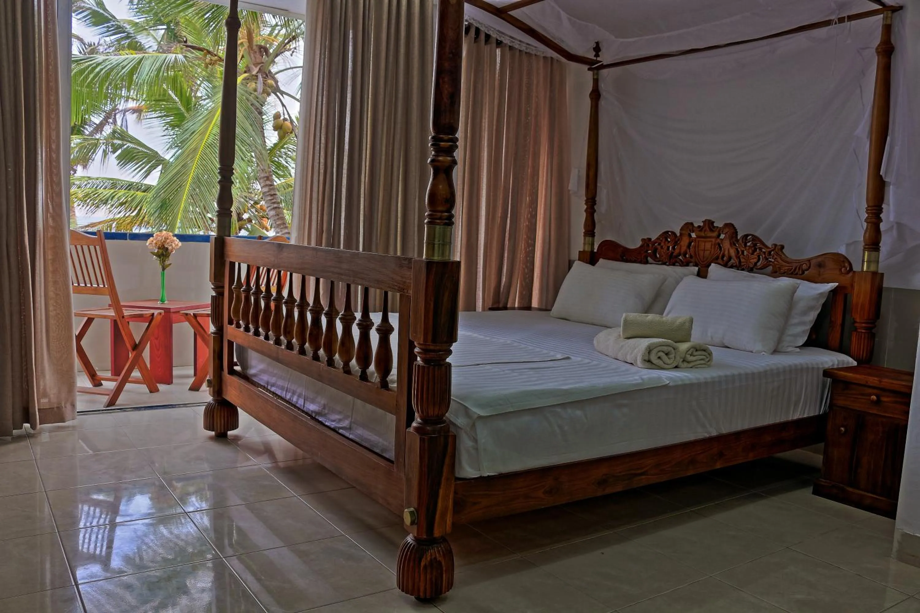 Bed in Edelweiss Resort