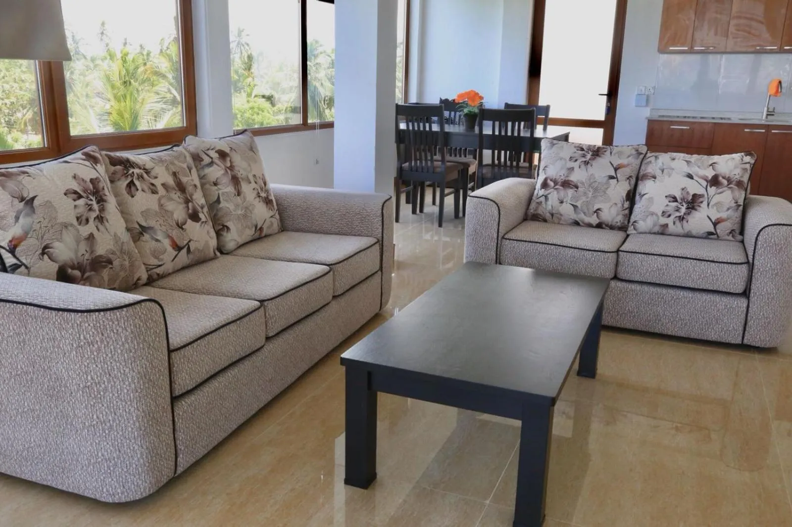 Living room in Paradise Beach Resort & Diving school