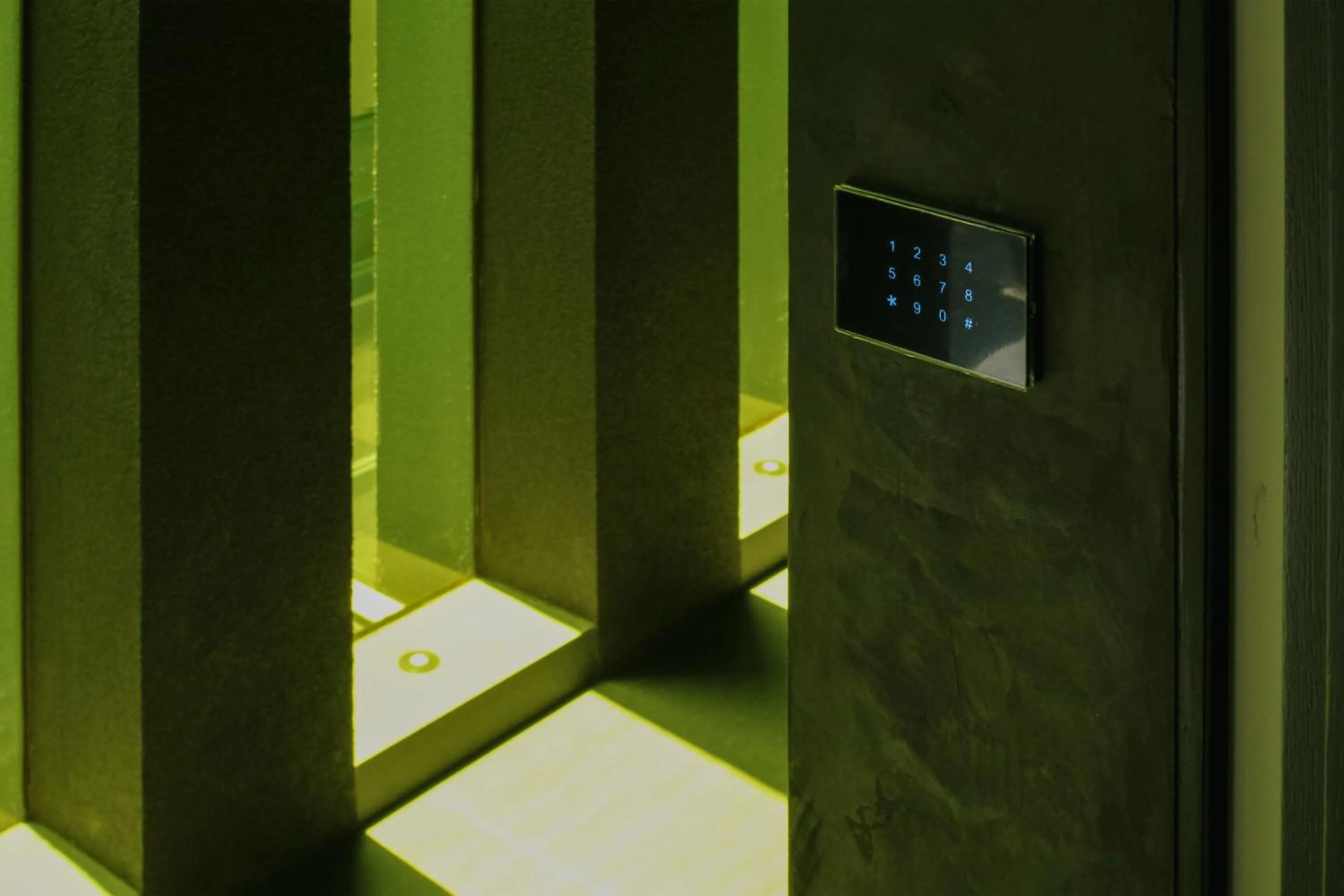 elevator in Nikiou Suites Luxury Residence