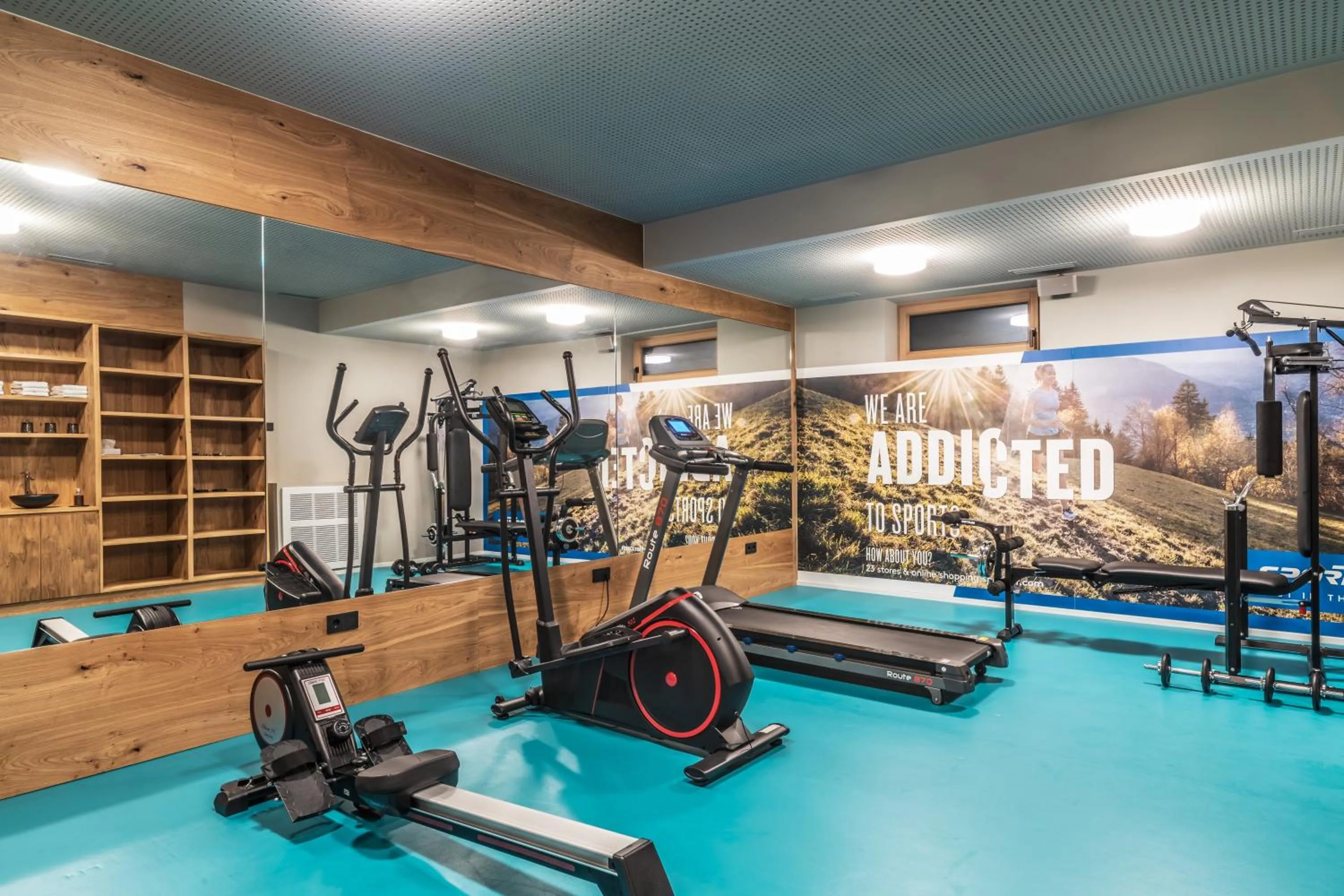 Fitness centre/facilities in Boutique Hotel Kircher