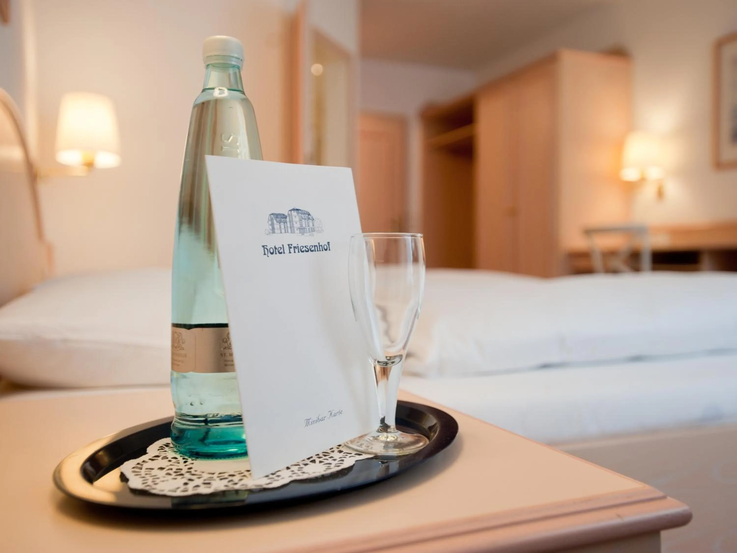 Drinks, Bed in Hotel Friesenhof