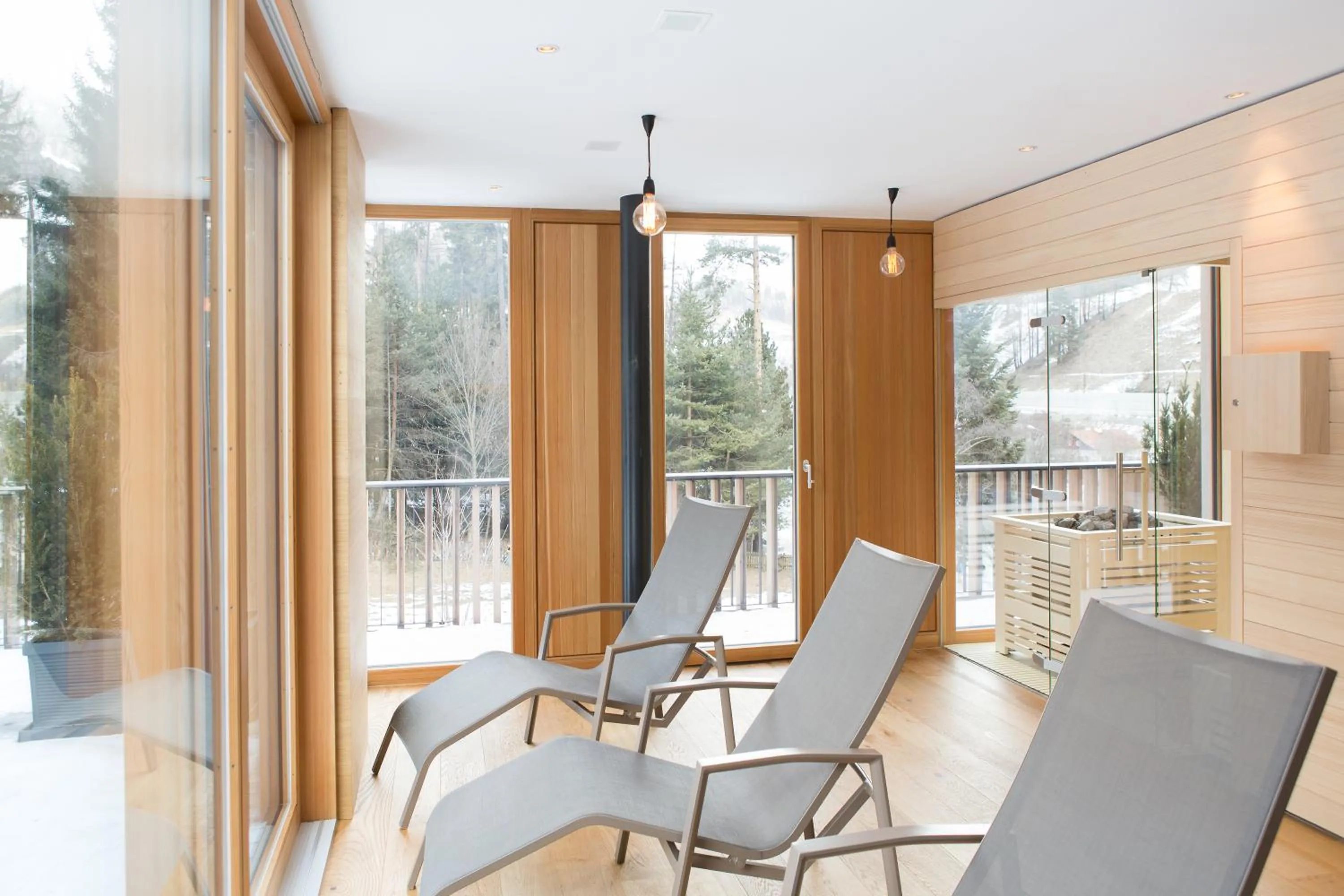 Sauna in Steindl's Boutique Hotel