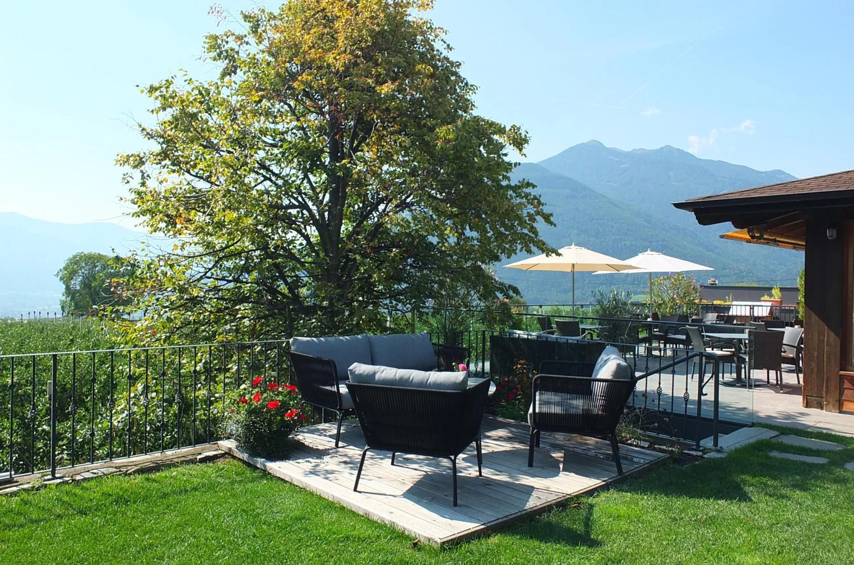 Garden in Tirolerhof - panoramic apartments