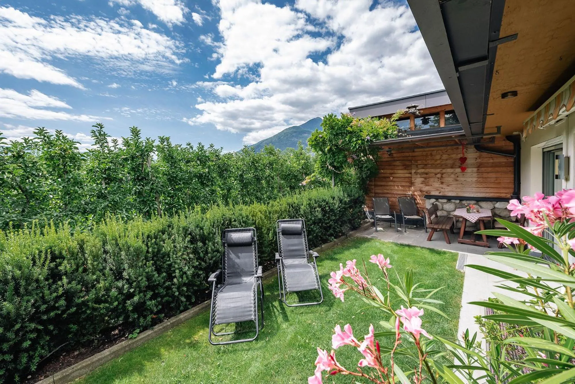 Patio in Tirolerhof - panoramic apartments