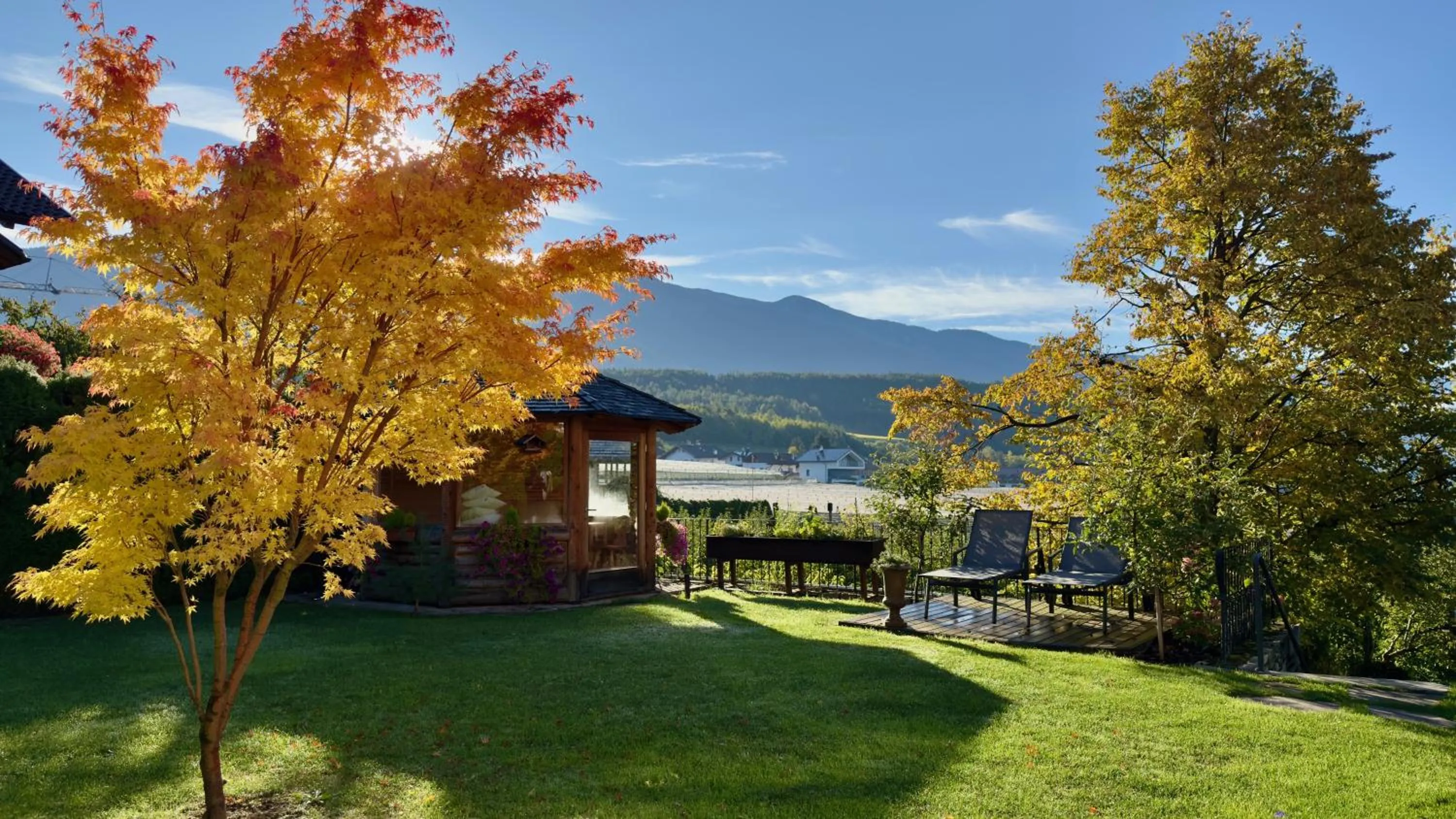 Garden in Tirolerhof - panoramic apartments