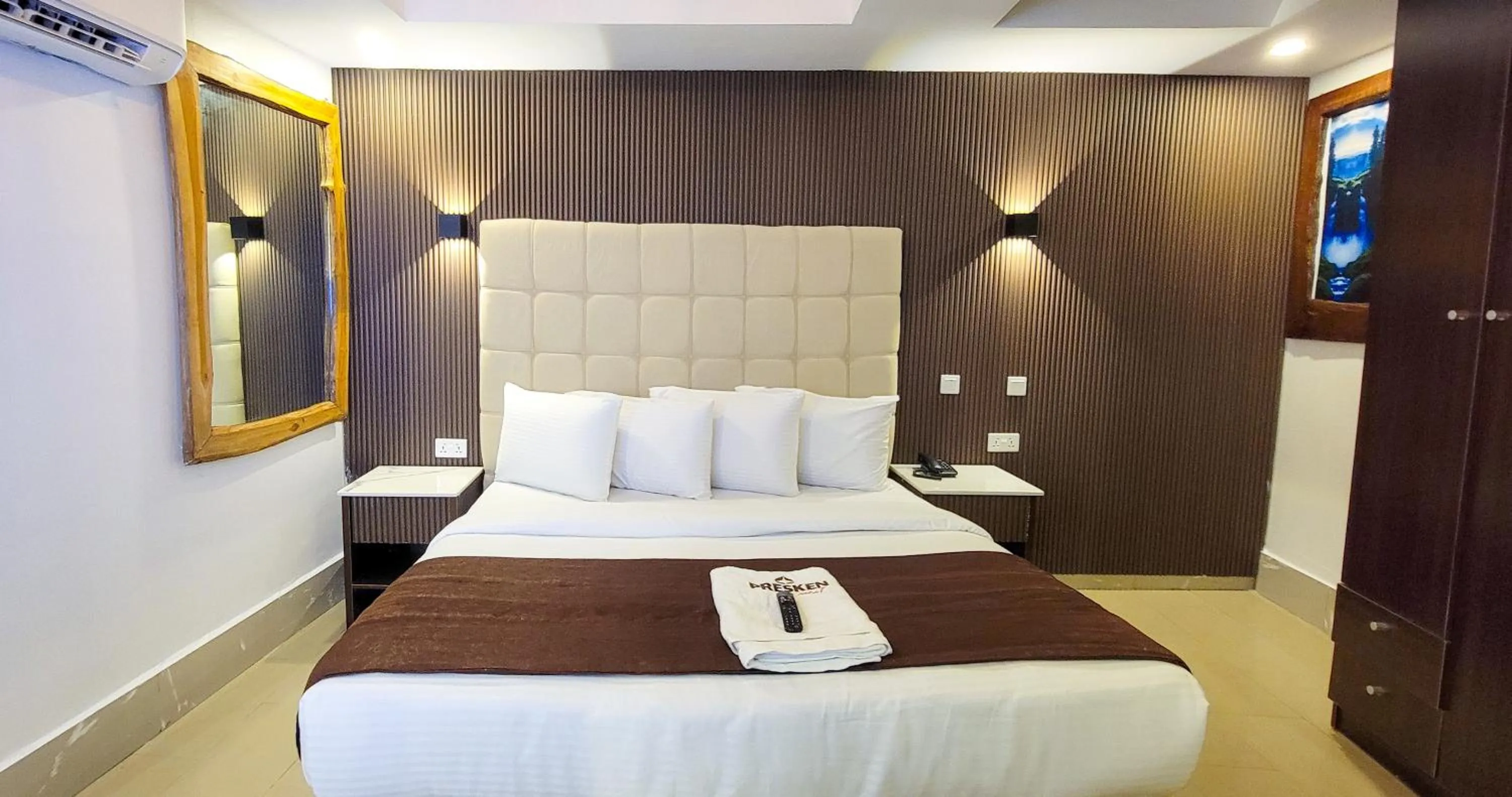 Bed in Presken Hotel Alade, Ikeja
