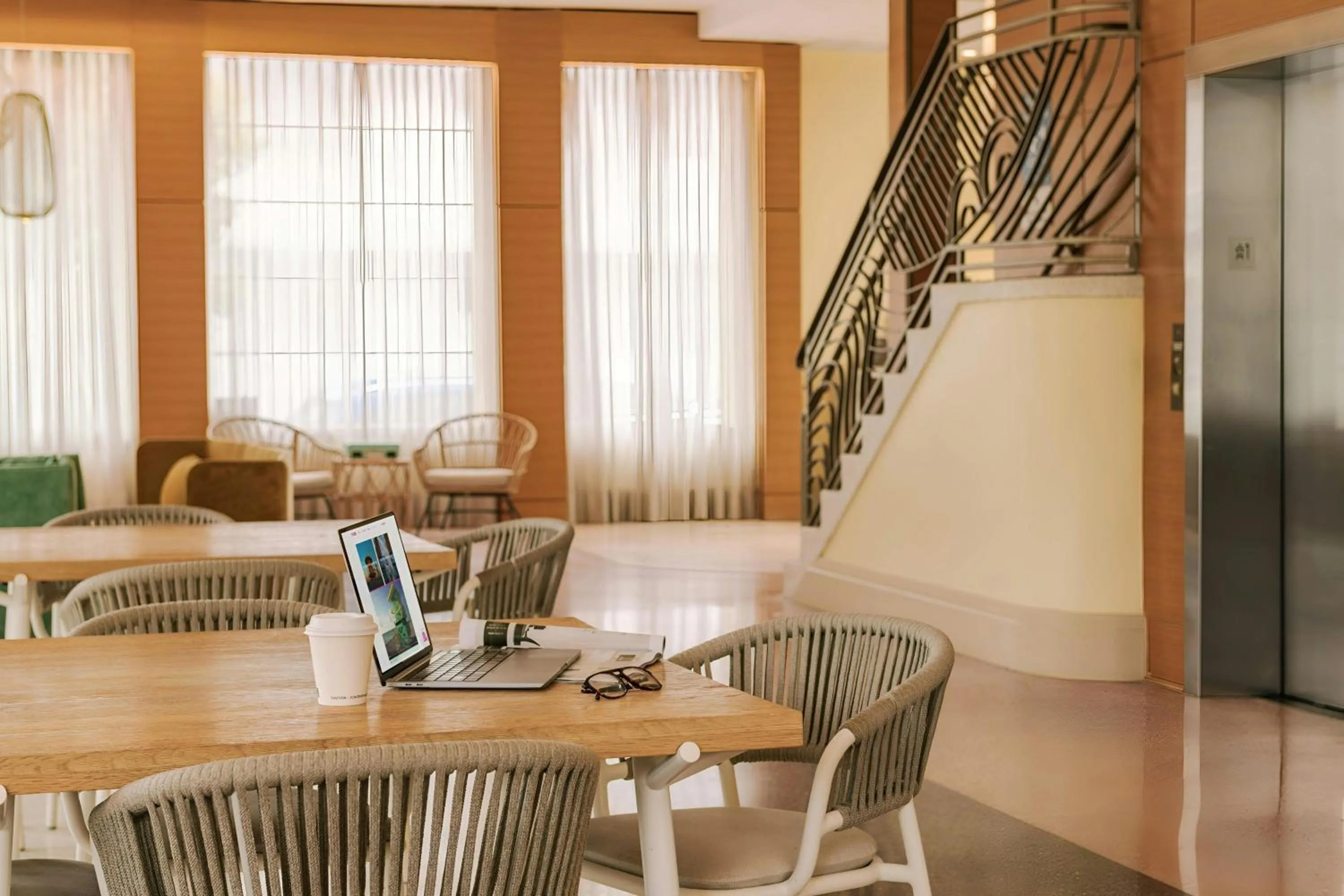 Lobby or reception in The Abbey Hotel Miami Beach, Sonder by Marriott Bonvoy