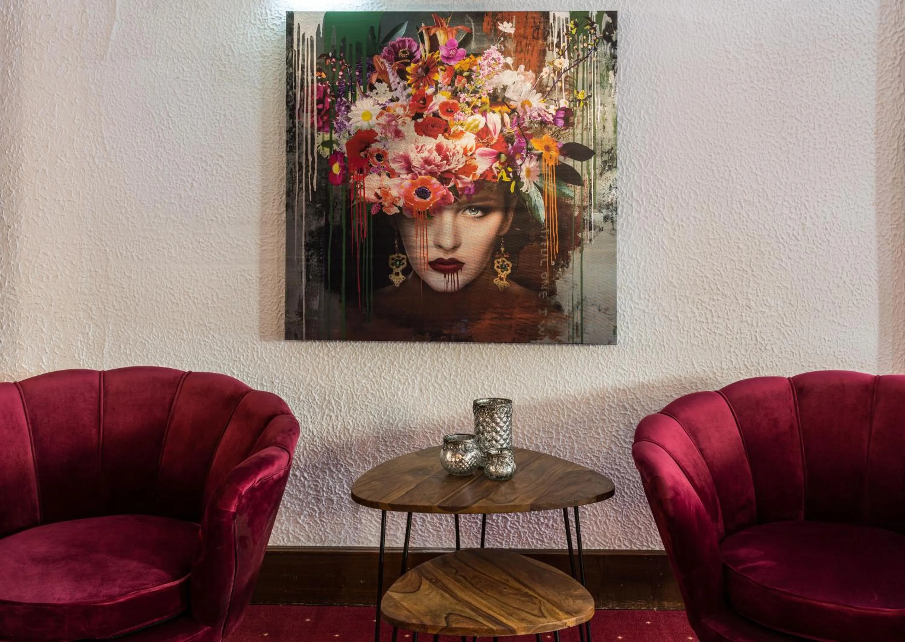 Seating area in Parkhotel Adler