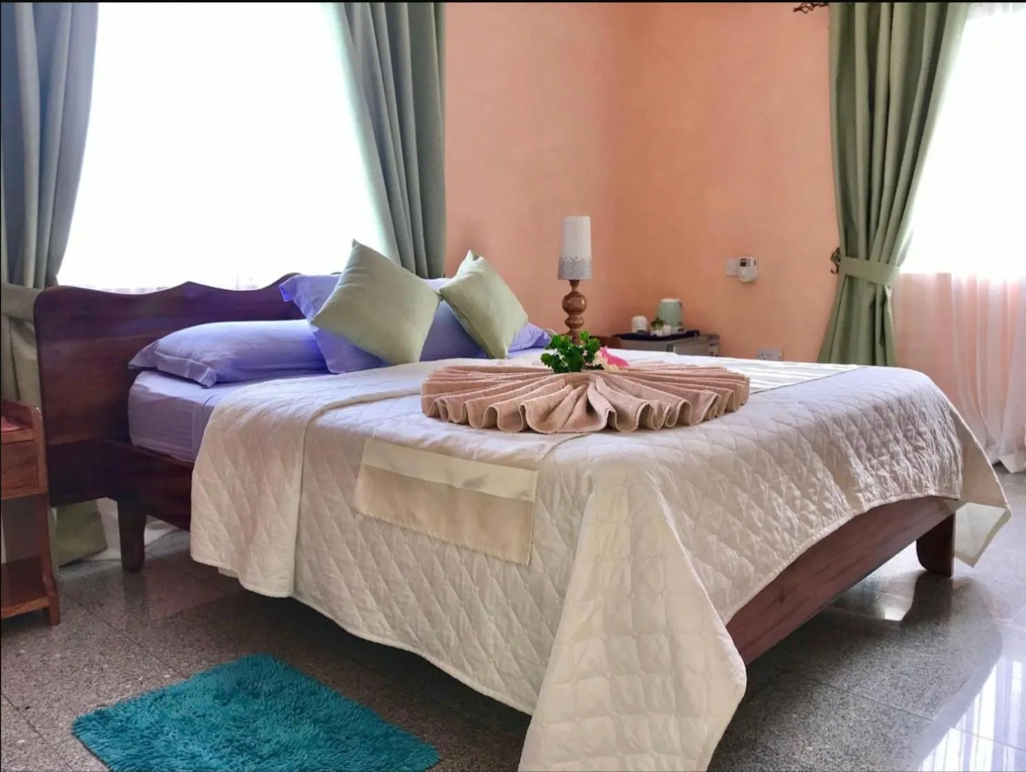 Bedroom, Bed in Villa Bananier