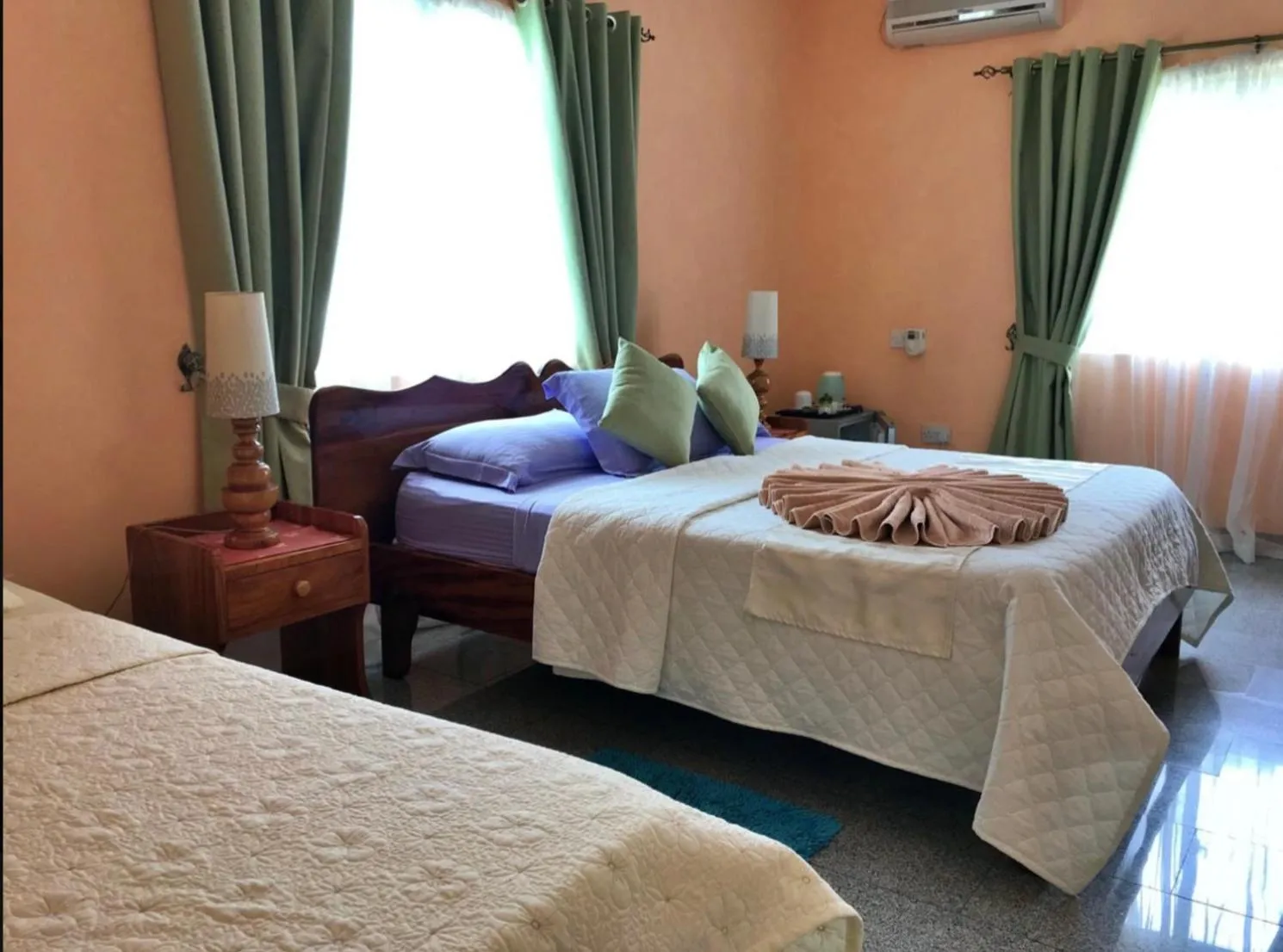 Bedroom, Bed in Villa Bananier