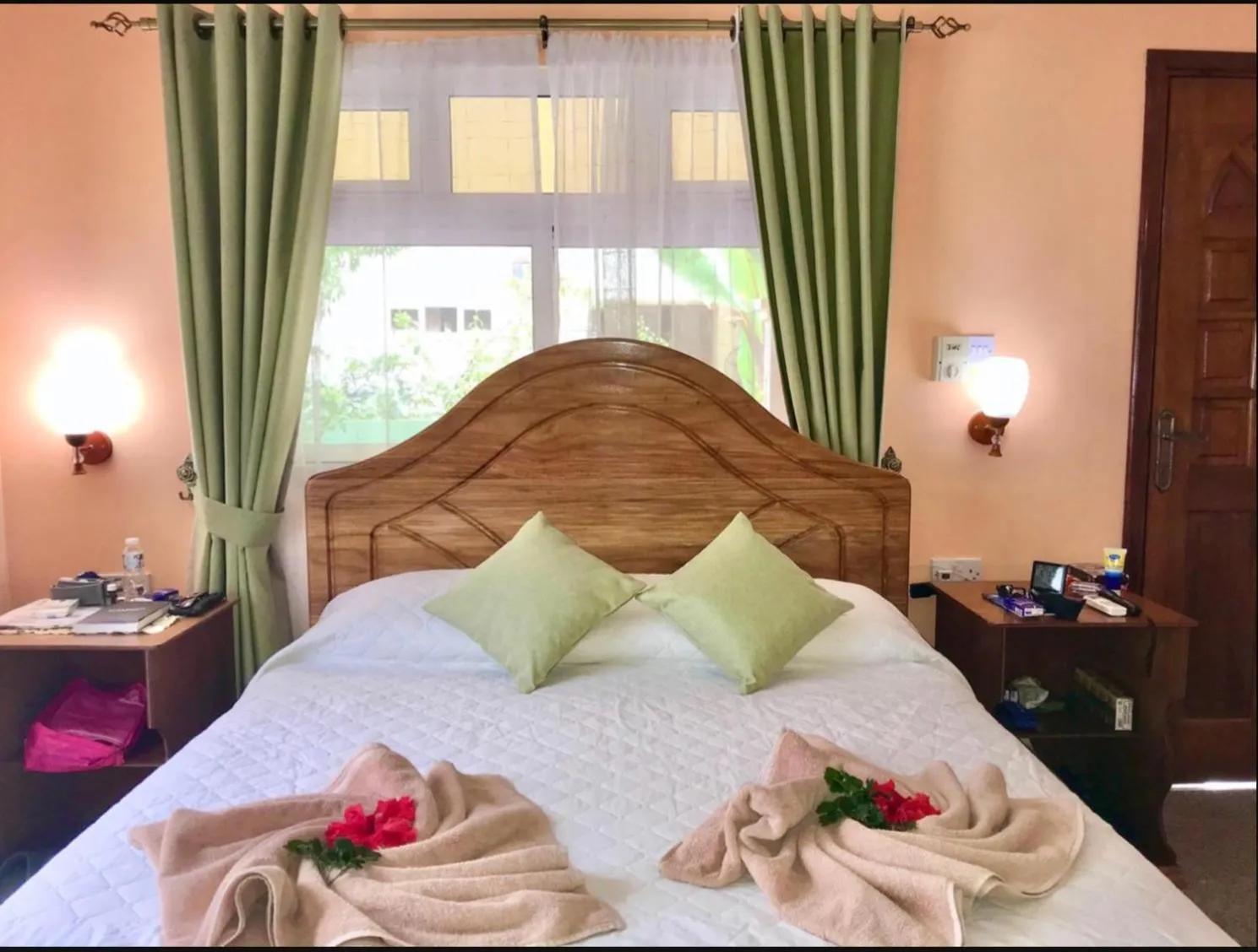 Bedroom, Bed in Villa Bananier