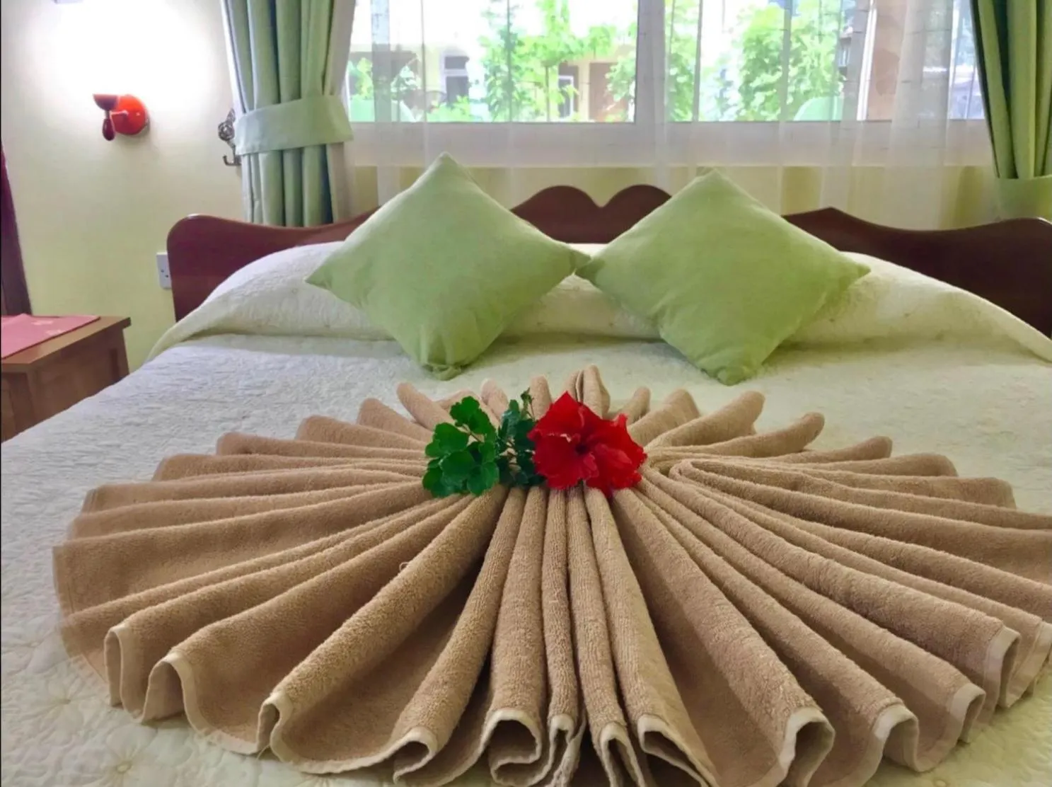 Bedroom, Bed in Villa Bananier