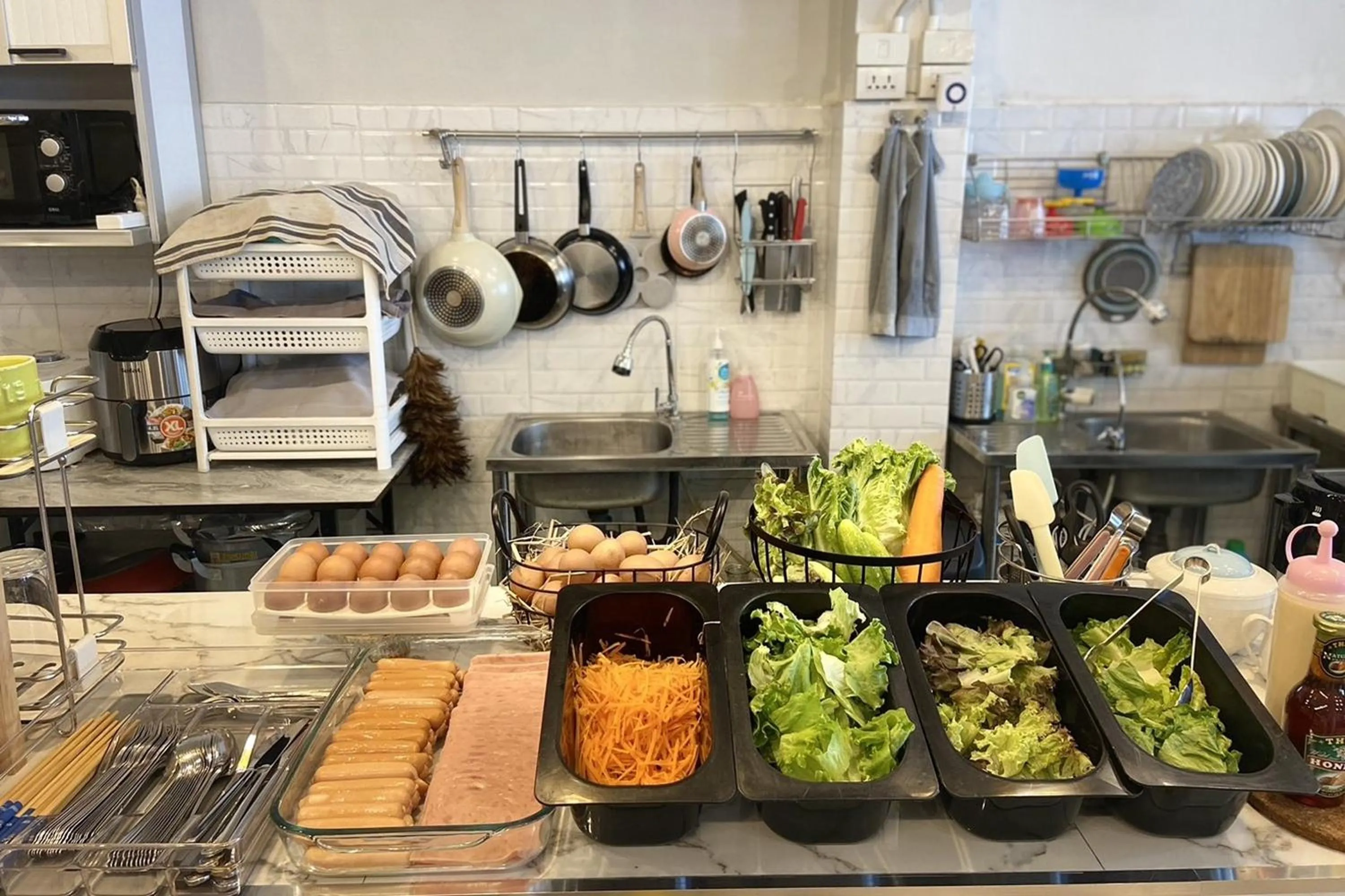 Area and facilities in Hostel Lemon Siam Petchaburi Road